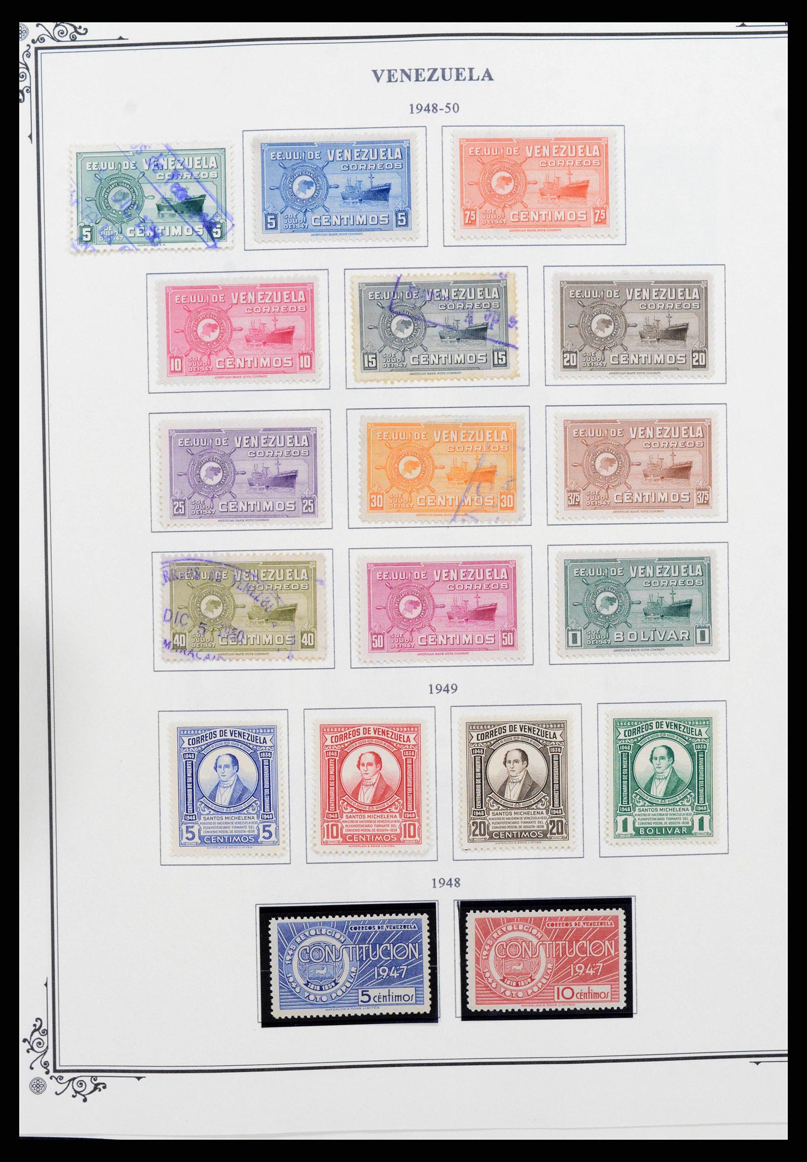 38362 0024 - Stamp collection 38362 Venezuela 1859-1992.