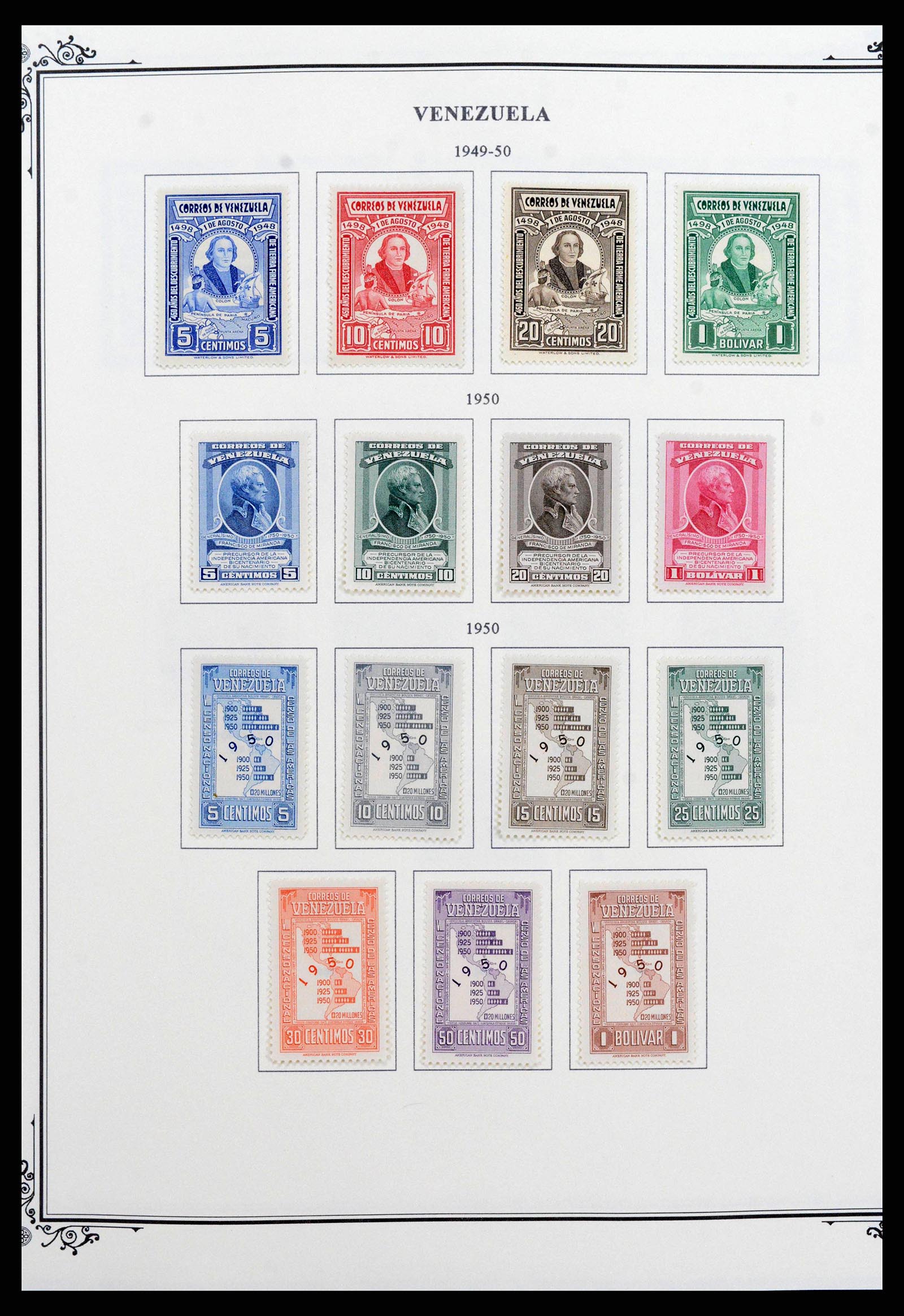 38362 0025 - Stamp collection 38362 Venezuela 1859-1992.