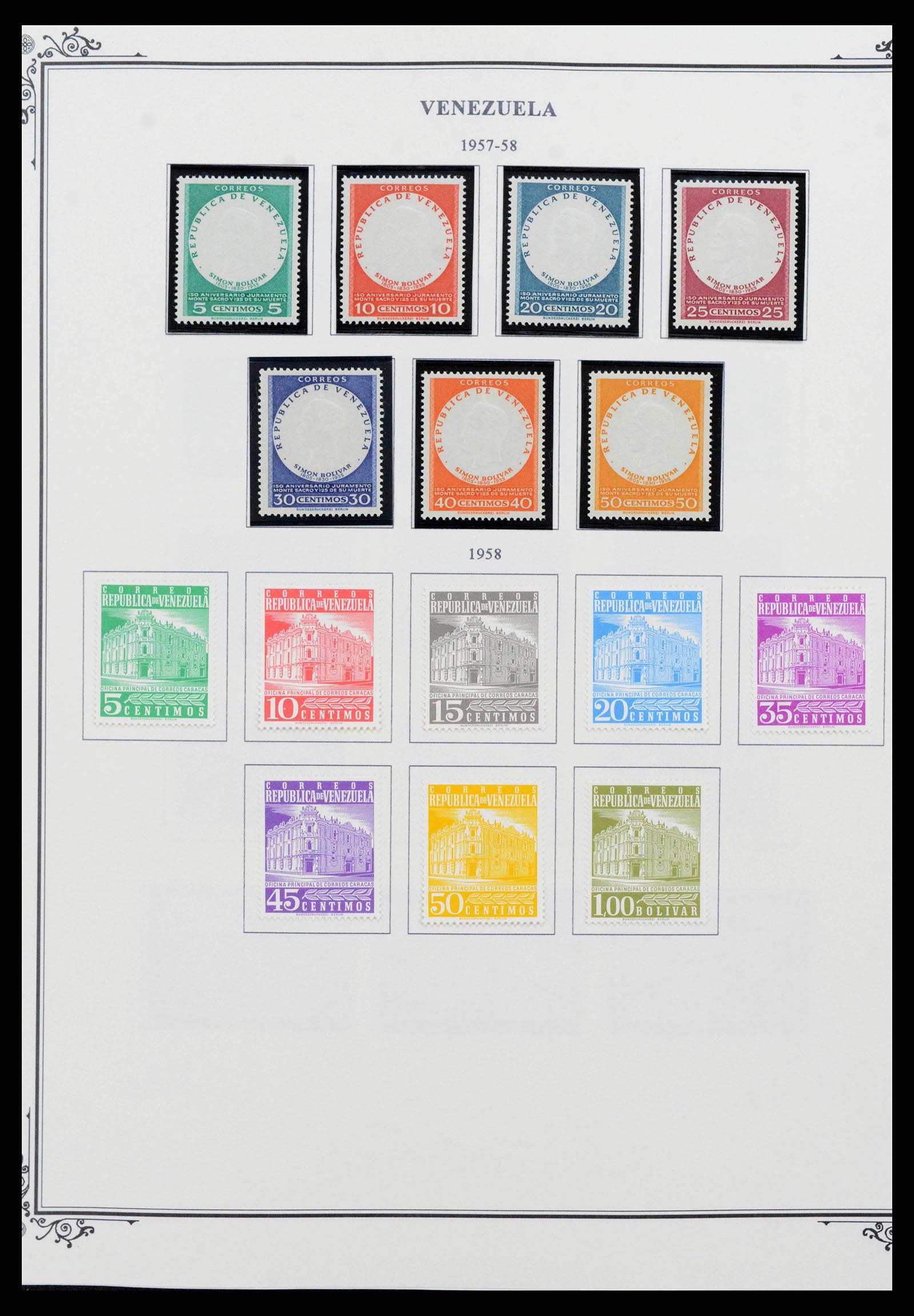 38362 0042 - Postzegelverzameling 38362 Venezuela 1859-1992.