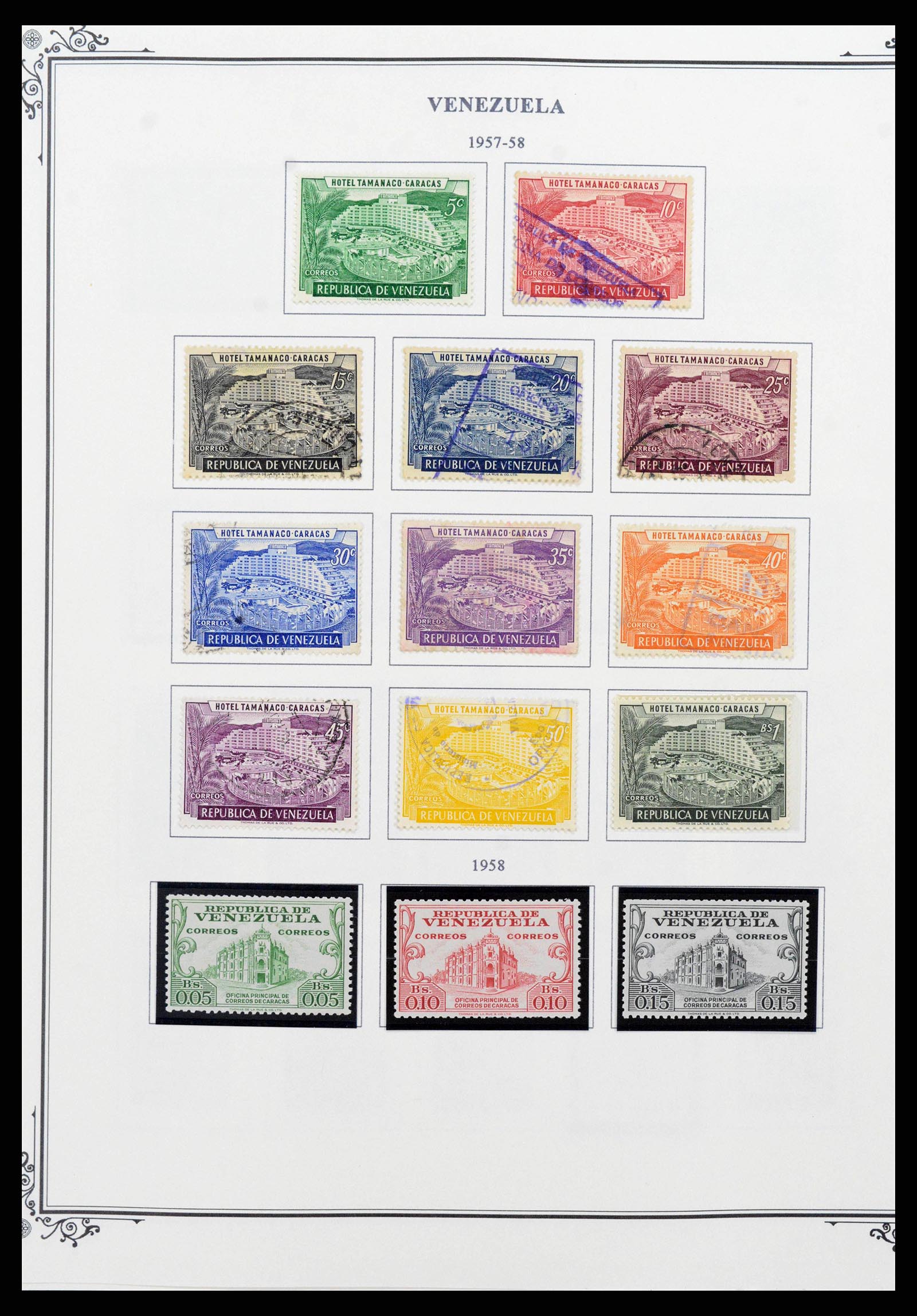 38362 0043 - Postzegelverzameling 38362 Venezuela 1859-1992.
