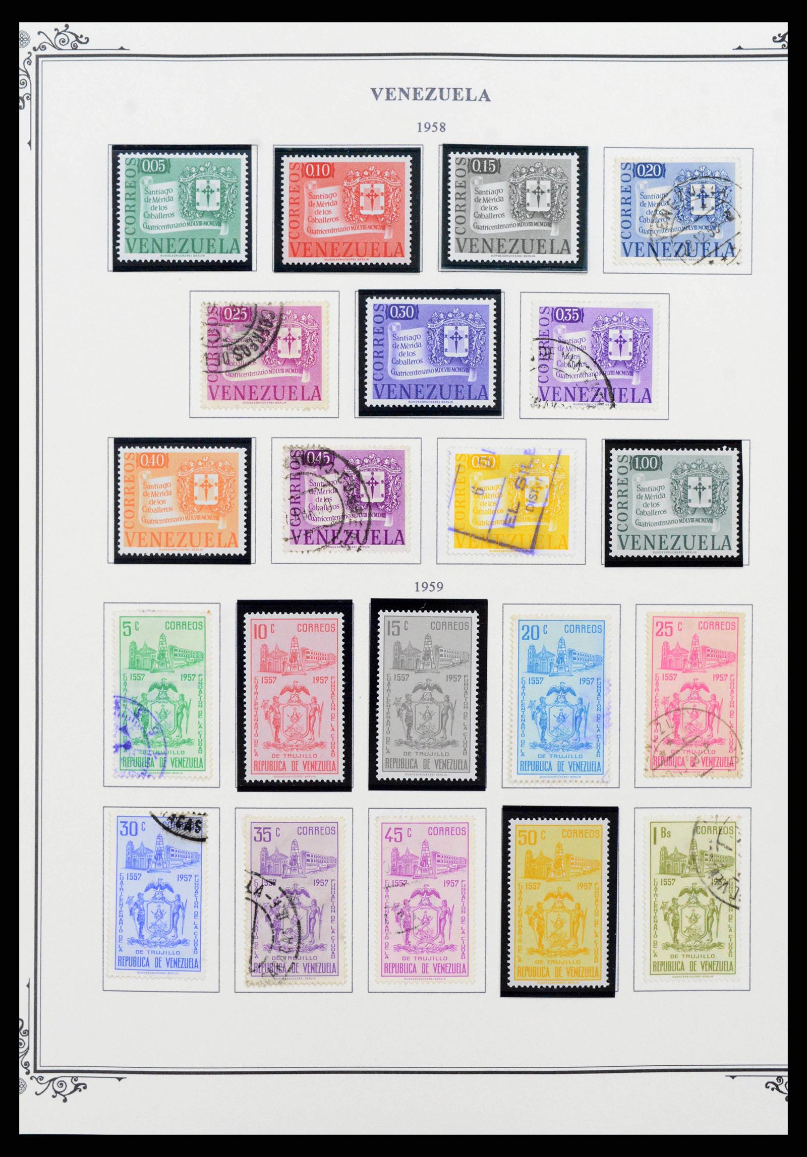 38362 0044 - Postzegelverzameling 38362 Venezuela 1859-1992.