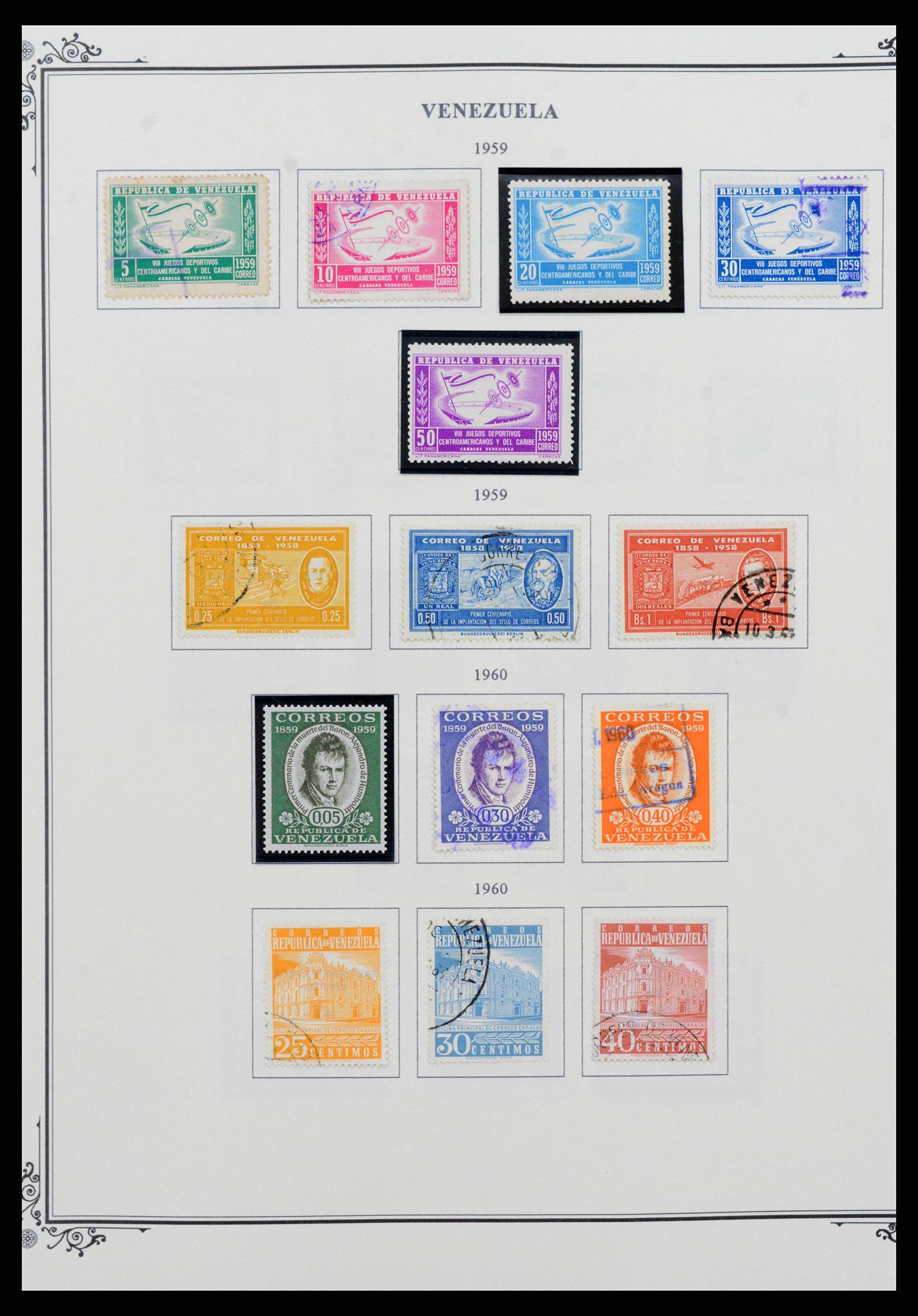 38362 0045 - Postzegelverzameling 38362 Venezuela 1859-1992.