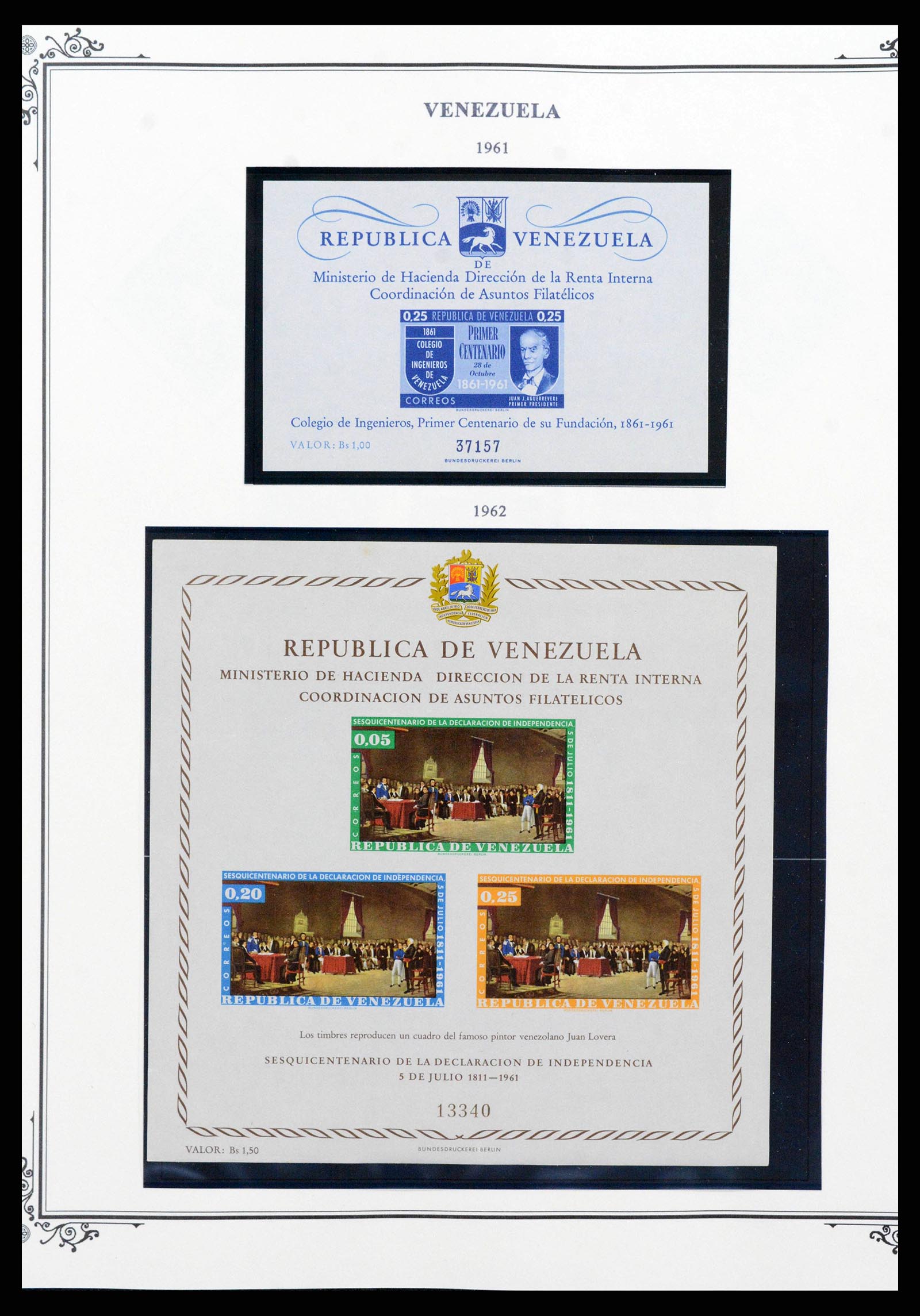 38362 0051 - Stamp collection 38362 Venezuela 1859-1992.