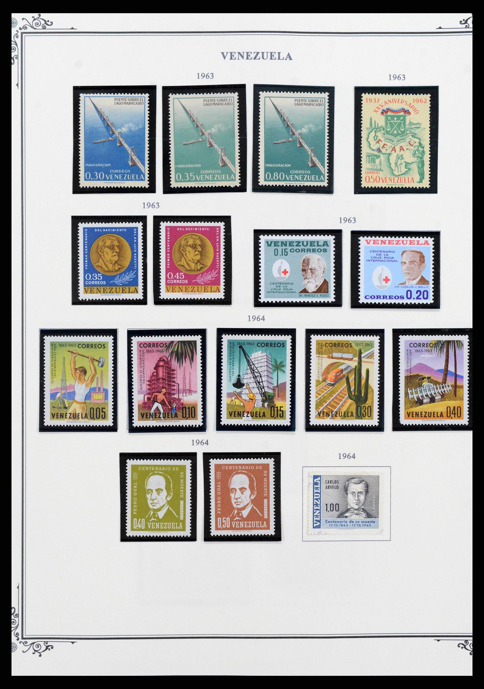 38362 0055 - Postzegelverzameling 38362 Venezuela 1859-1992.