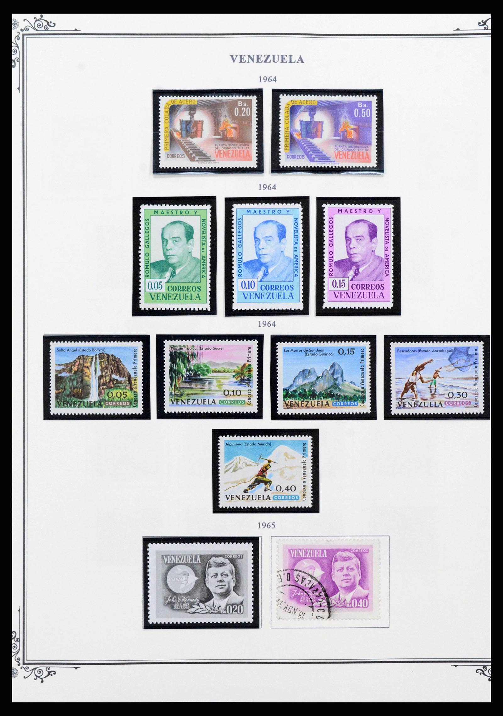 38362 0056 - Postzegelverzameling 38362 Venezuela 1859-1992.
