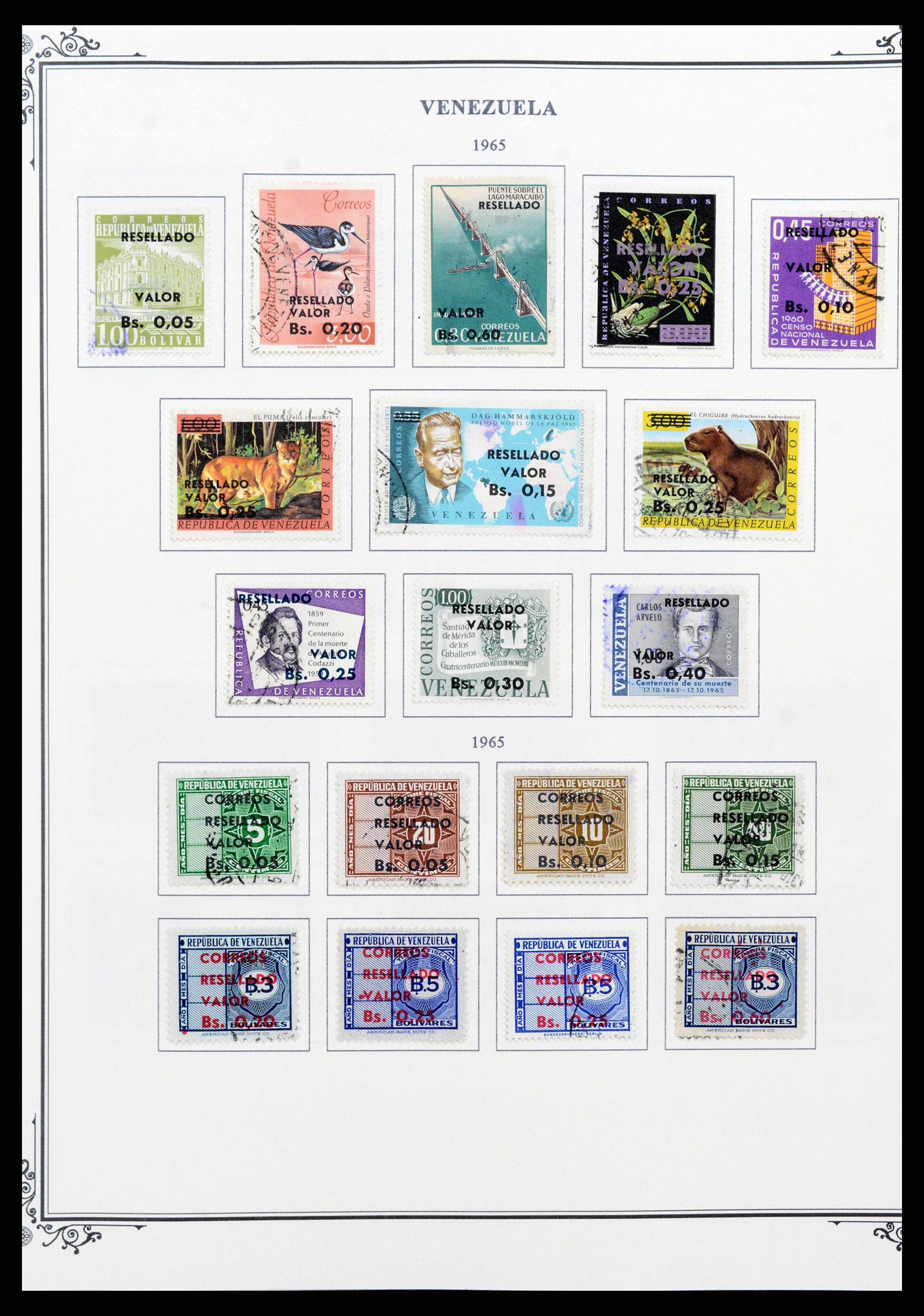 38362 0057 - Postzegelverzameling 38362 Venezuela 1859-1992.