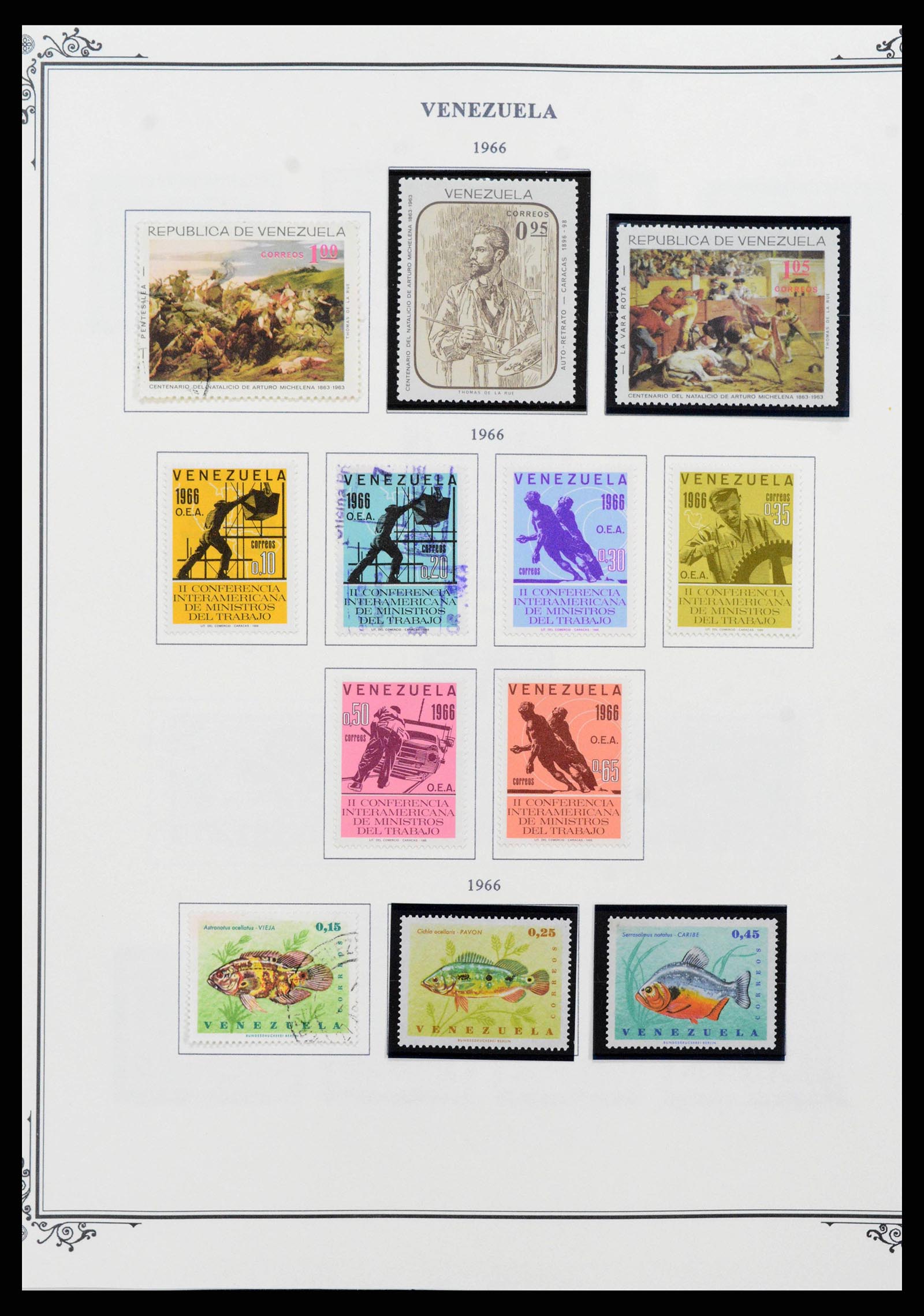 38362 0060 - Postzegelverzameling 38362 Venezuela 1859-1992.