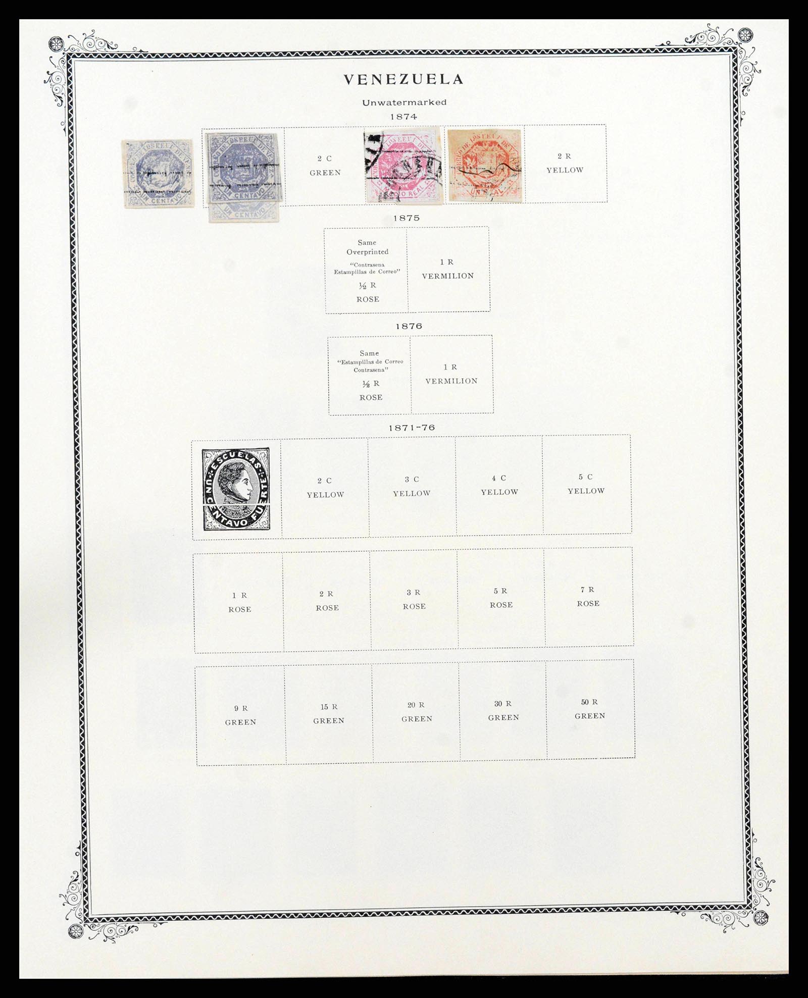 38362 0245 - Stamp collection 38362 Venezuela 1859-1992.