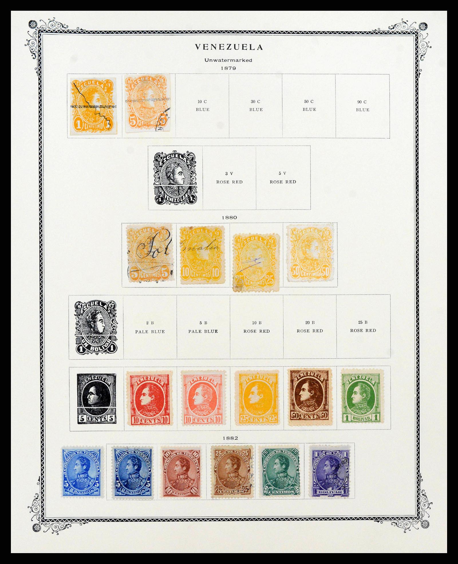 38362 0246 - Stamp collection 38362 Venezuela 1859-1992.