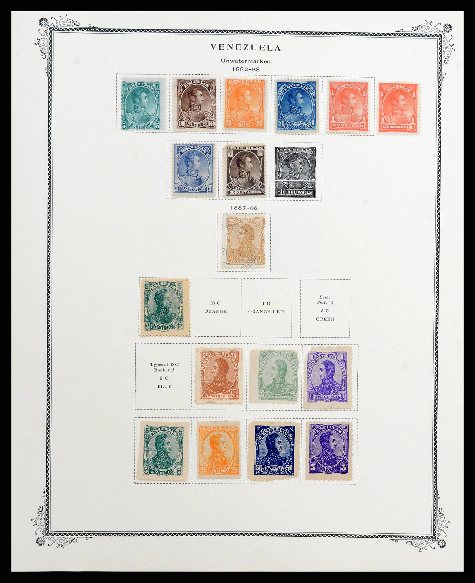 38362 0248 - Postzegelverzameling 38362 Venezuela 1859-1992.