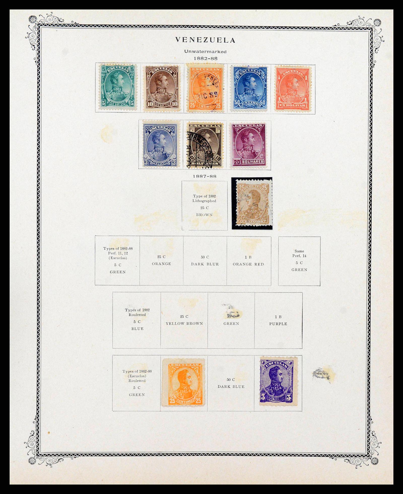 38362 0249 - Postzegelverzameling 38362 Venezuela 1859-1992.