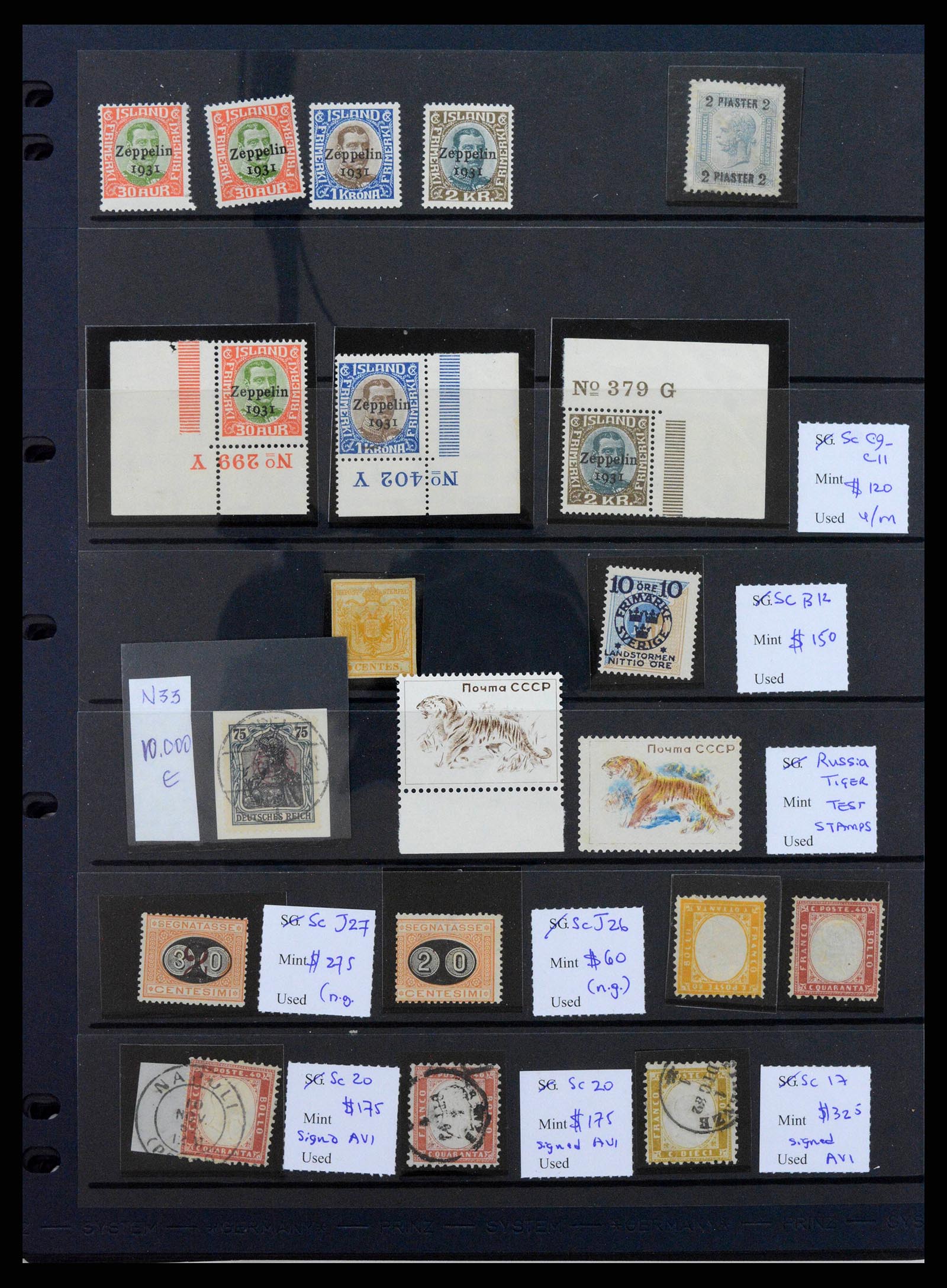 38363 0003 - Postzegelverzameling 38363 Wereld betere zegels 1856-1940.