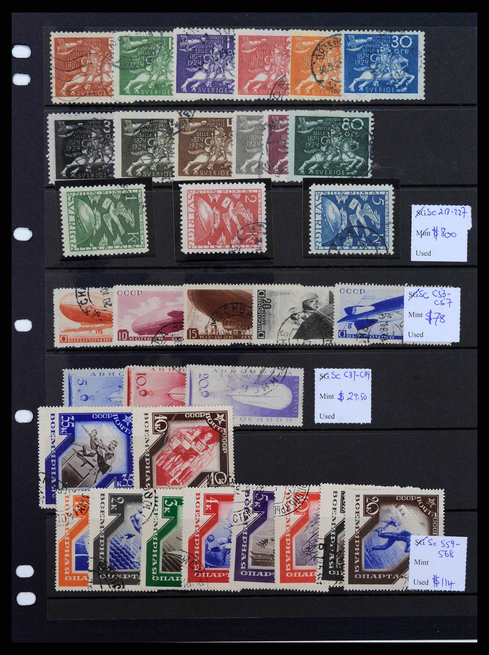 38363 0011 - Postzegelverzameling 38363 Wereld betere zegels 1856-1940.