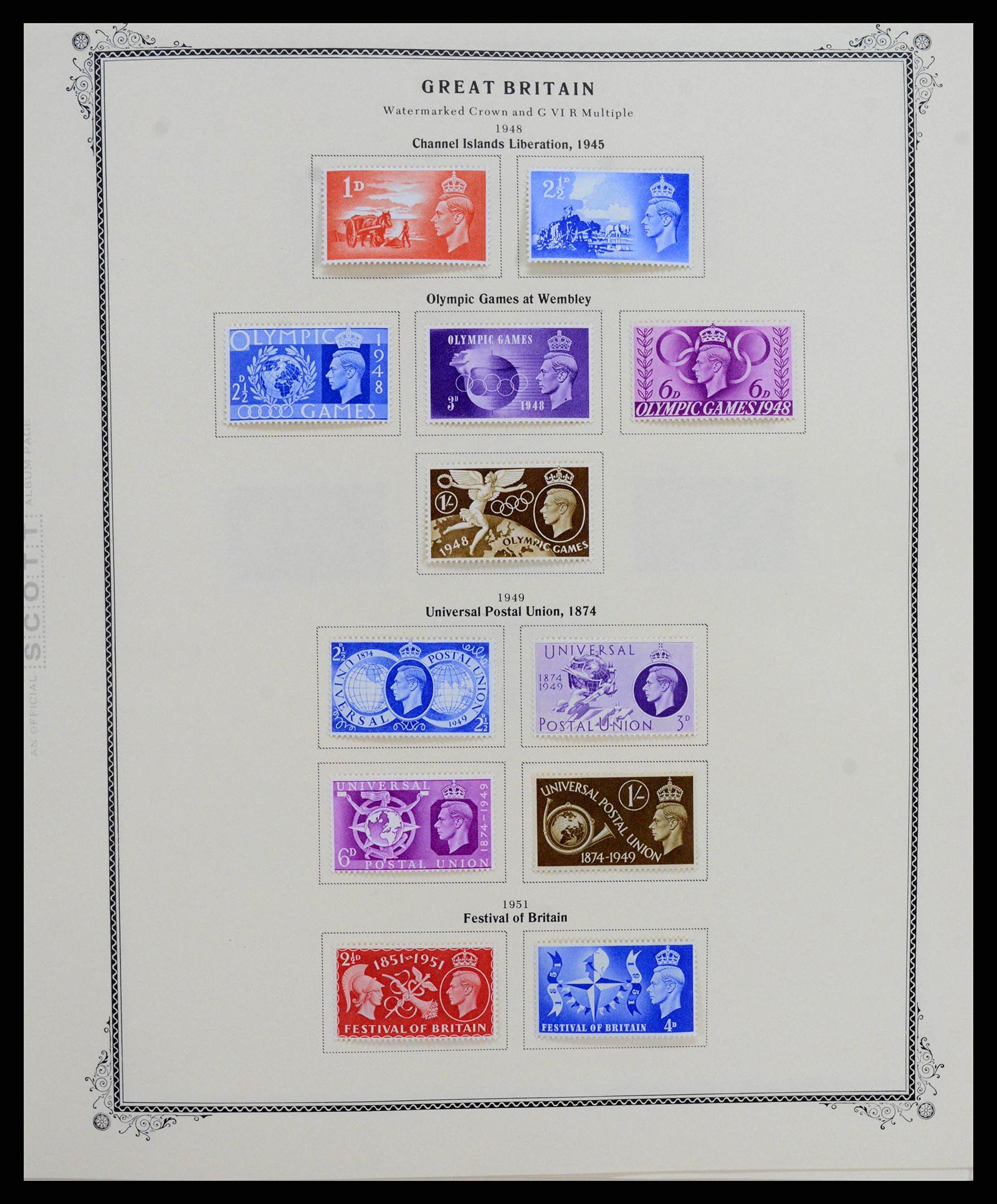38364 0001 - Stamp collection 38364 Great Britain and Channel Islands 1949-2001.