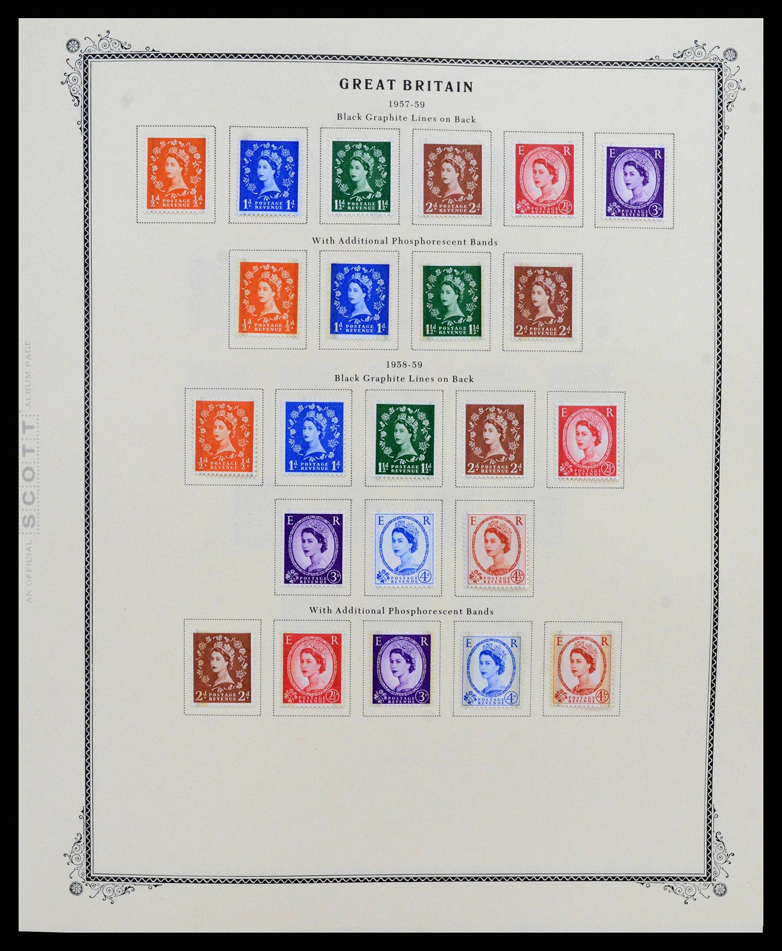 38364 0008 - Postzegelverzameling 38364 Engeland en kanaaleilanden 1949-2001.