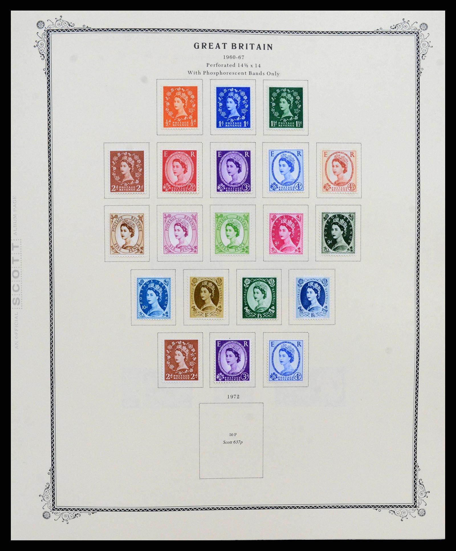 38364 0009 - Postzegelverzameling 38364 Engeland en kanaaleilanden 1949-2001.