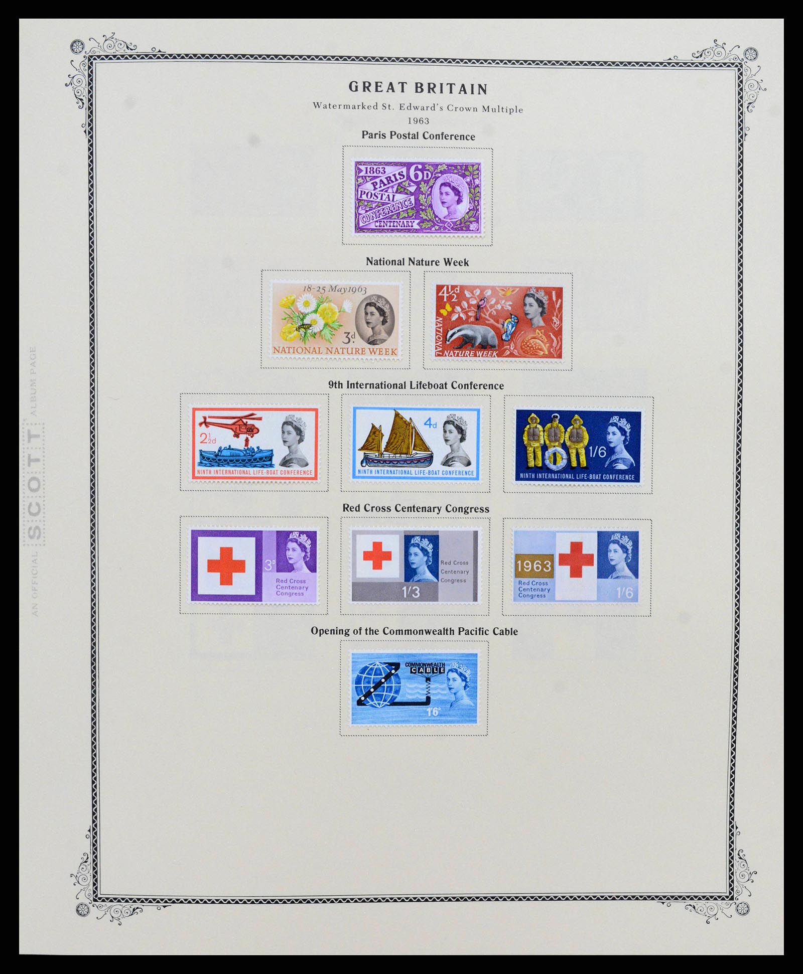 38364 0012 - Postzegelverzameling 38364 Engeland en kanaaleilanden 1949-2001.