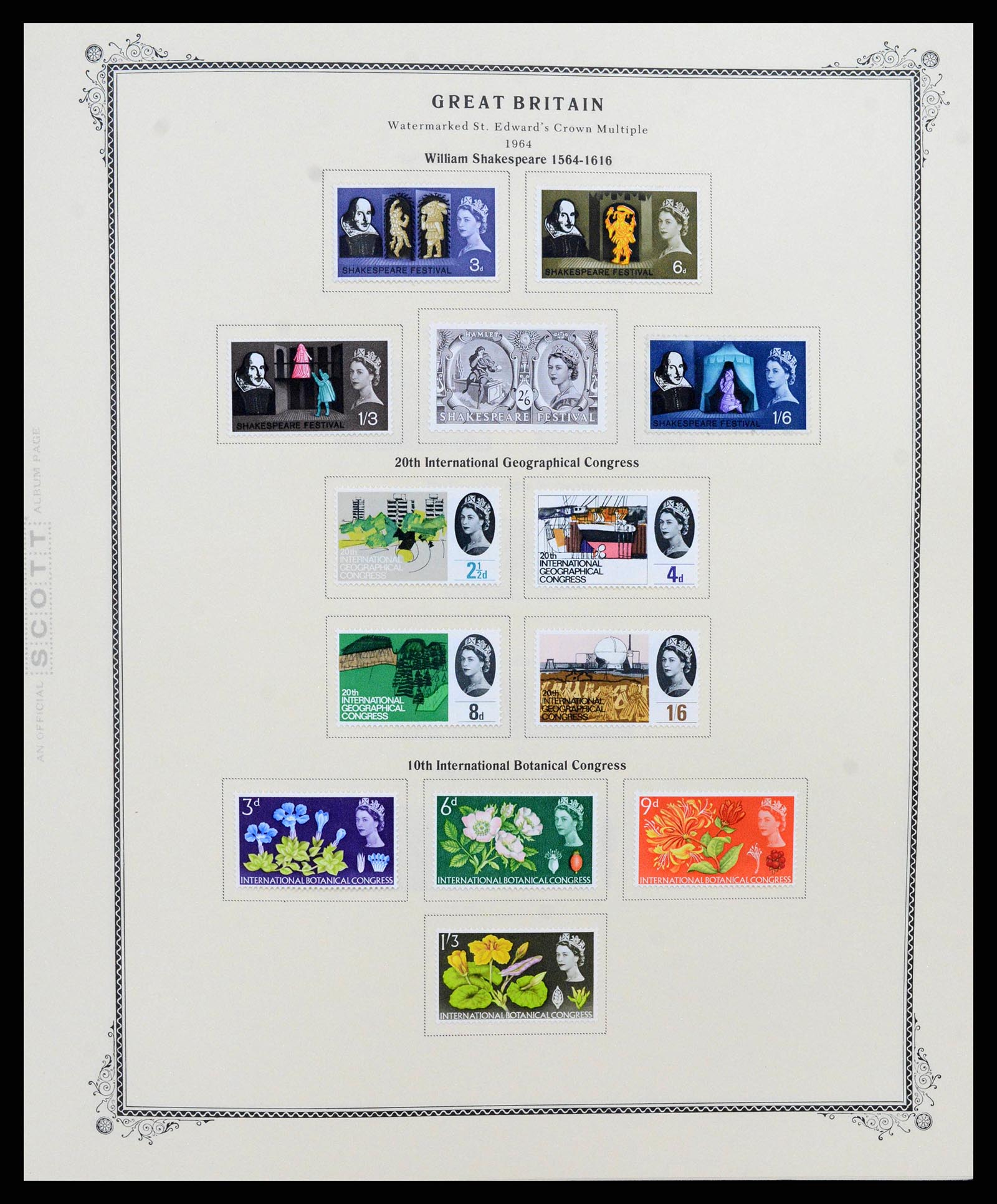 38364 0013 - Postzegelverzameling 38364 Engeland en kanaaleilanden 1949-2001.