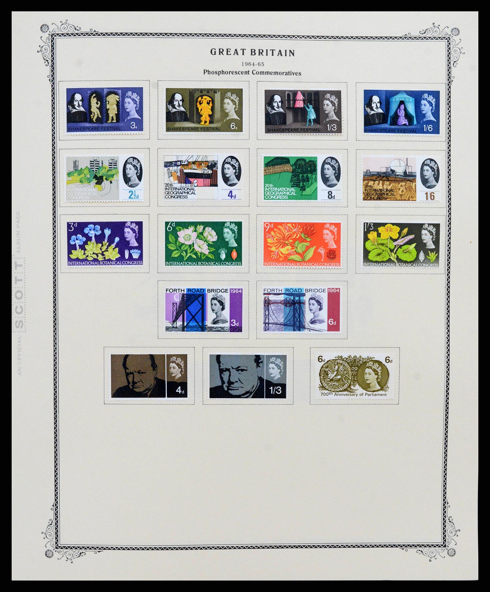 38364 0015 - Postzegelverzameling 38364 Engeland en kanaaleilanden 1949-2001.