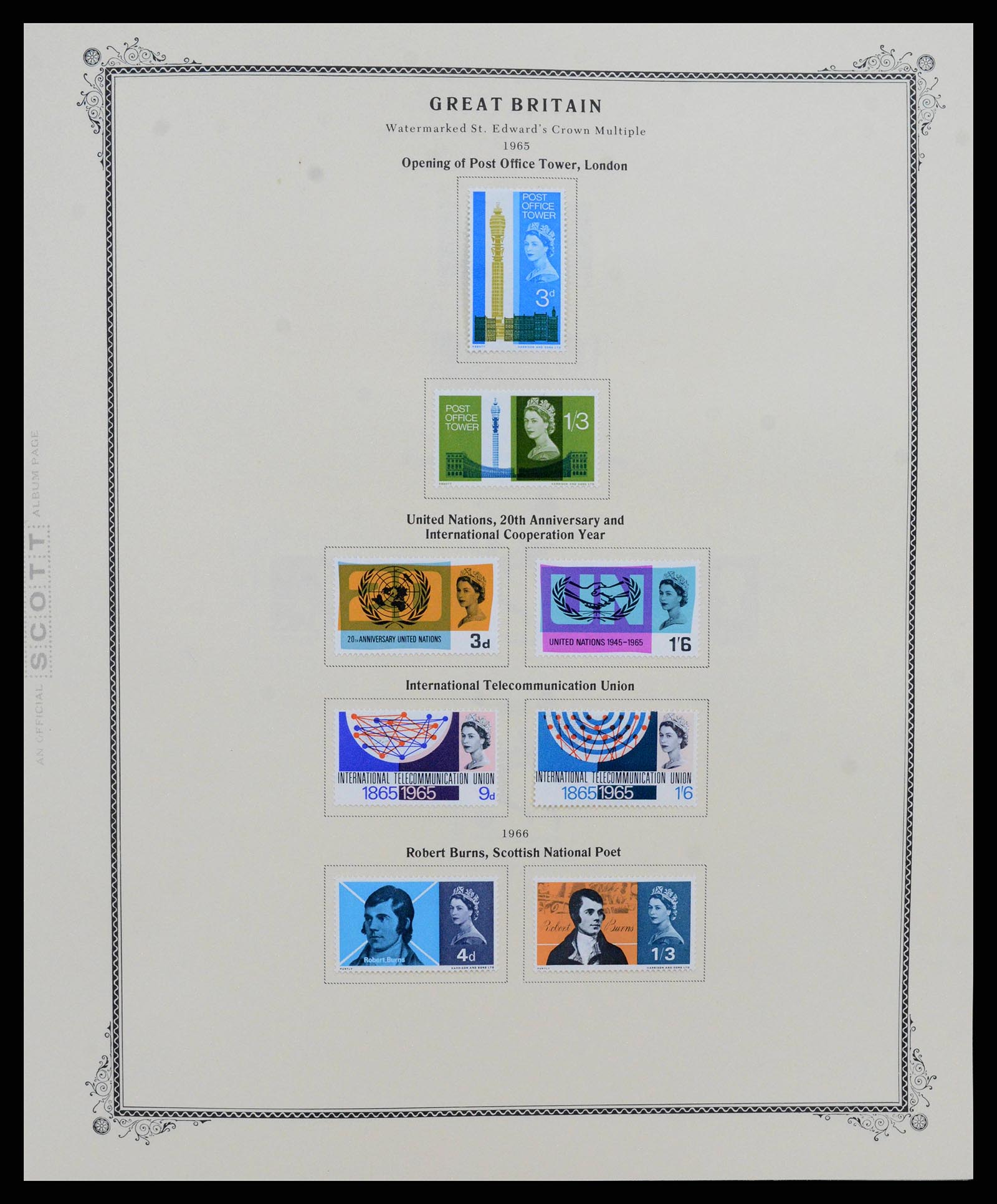 38364 0018 - Postzegelverzameling 38364 Engeland en kanaaleilanden 1949-2001.