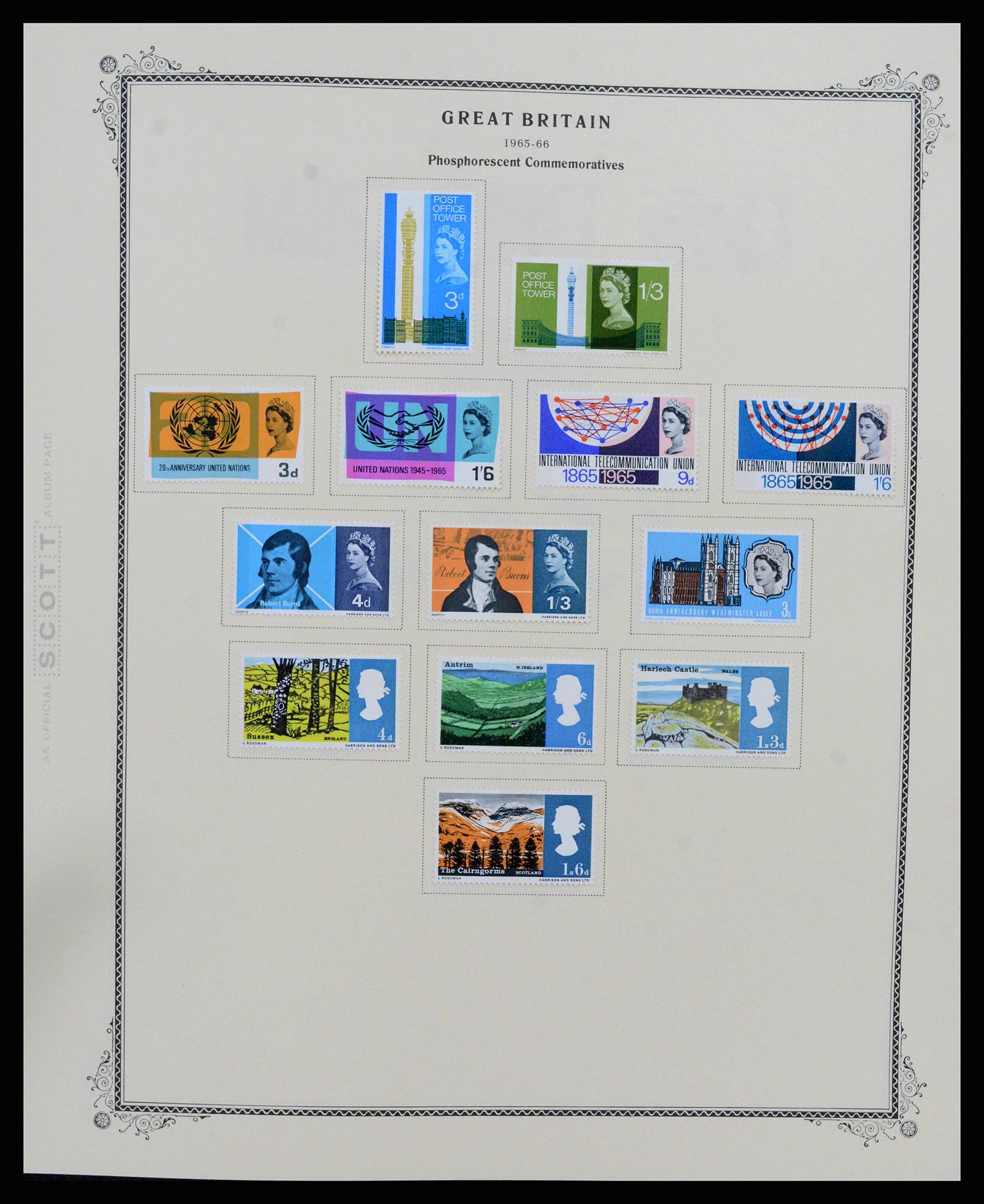 38364 0020 - Postzegelverzameling 38364 Engeland en kanaaleilanden 1949-2001.
