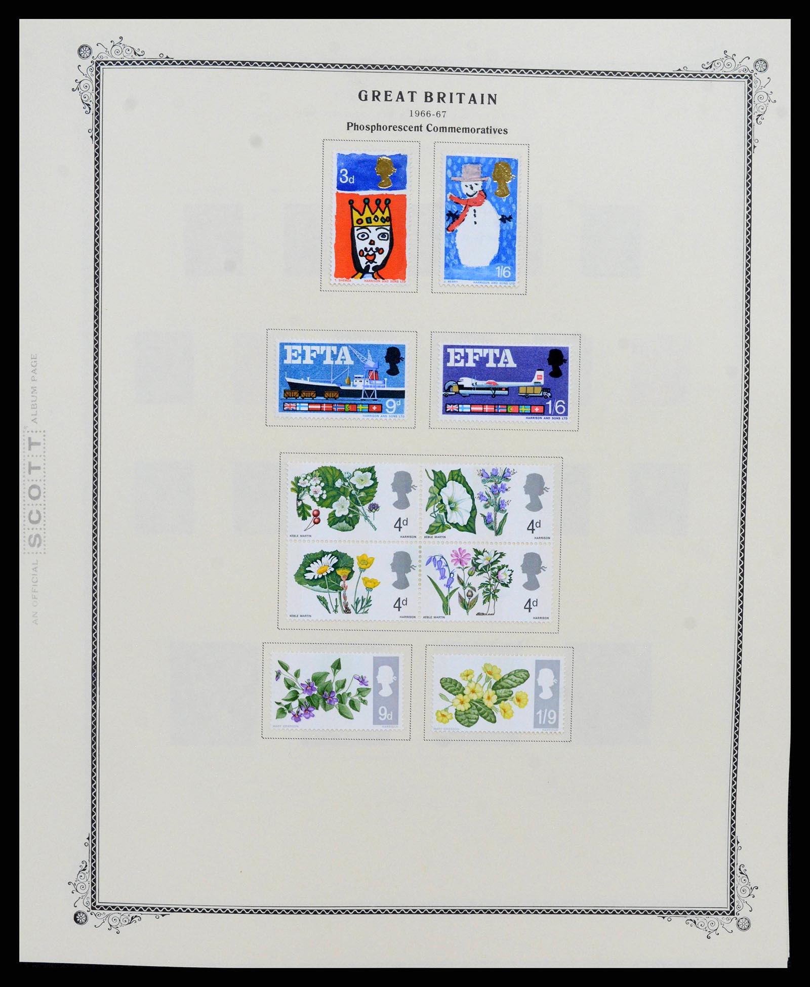 38364 0024 - Postzegelverzameling 38364 Engeland en kanaaleilanden 1949-2001.