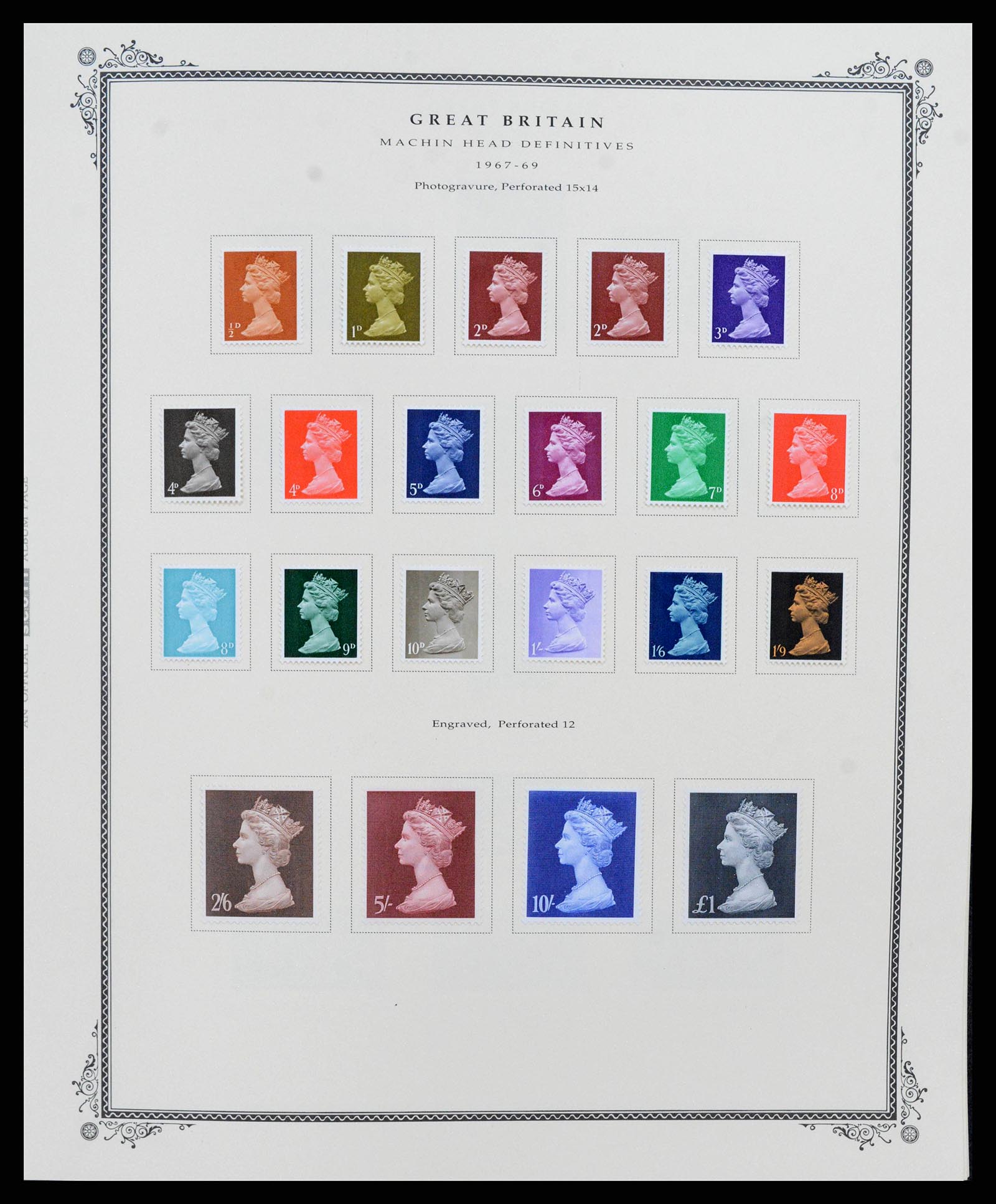 38364 0025 - Postzegelverzameling 38364 Engeland en kanaaleilanden 1949-2001.