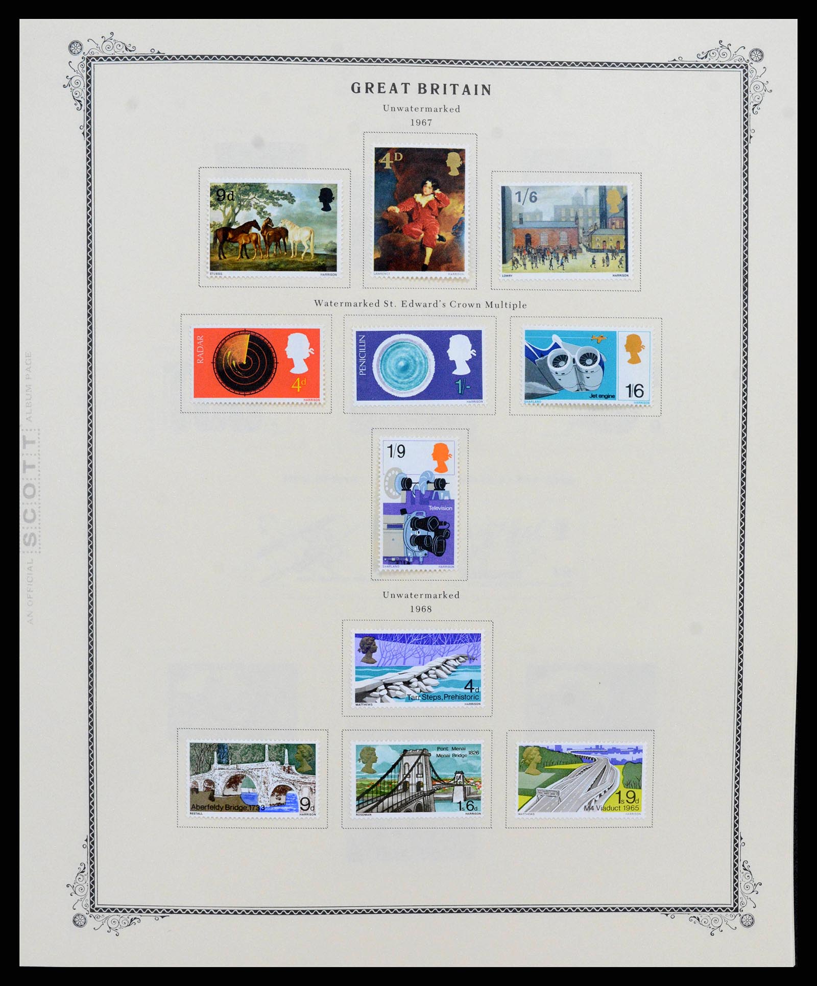 38364 0026 - Postzegelverzameling 38364 Engeland en kanaaleilanden 1949-2001.
