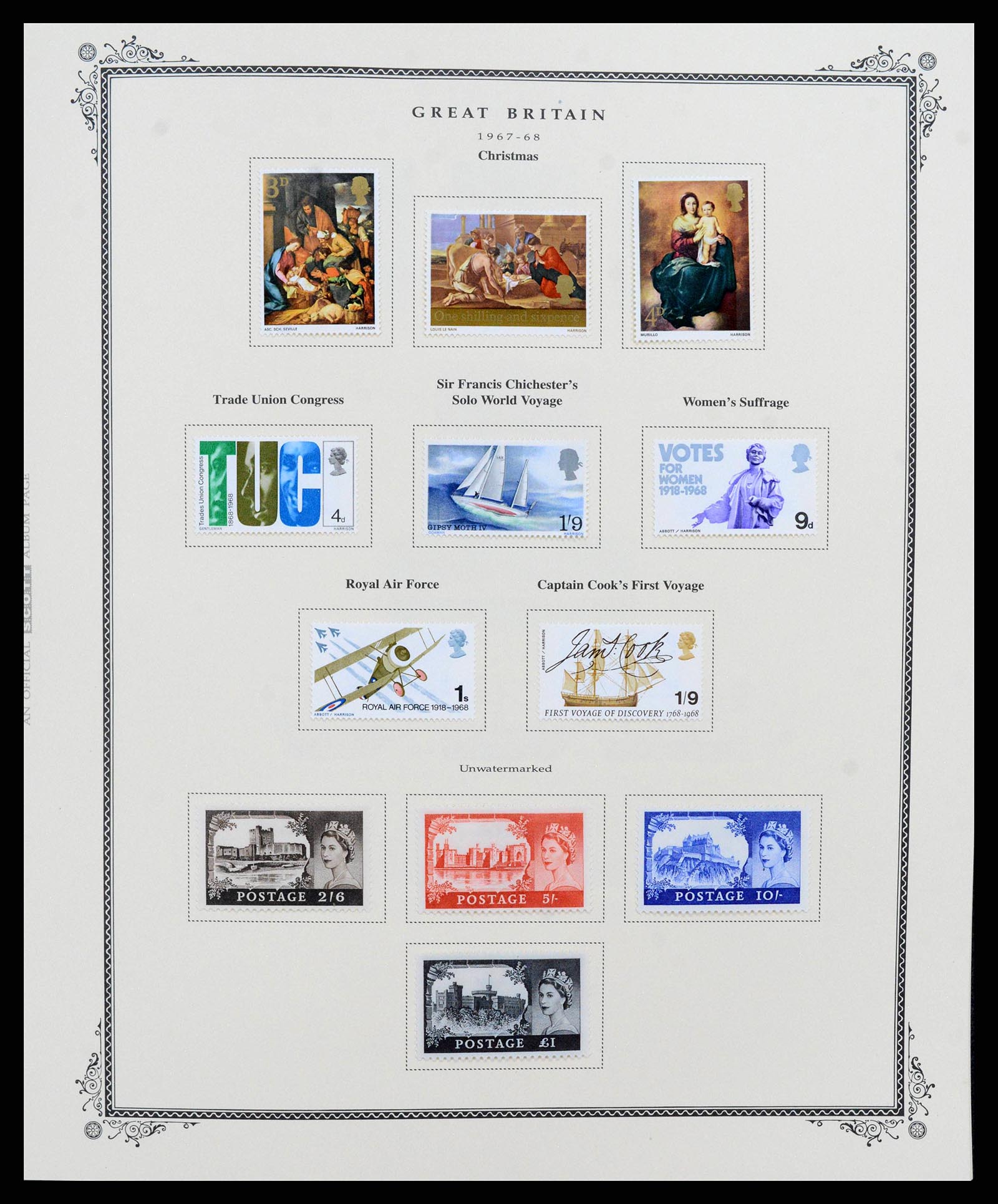 38364 0027 - Postzegelverzameling 38364 Engeland en kanaaleilanden 1949-2001.