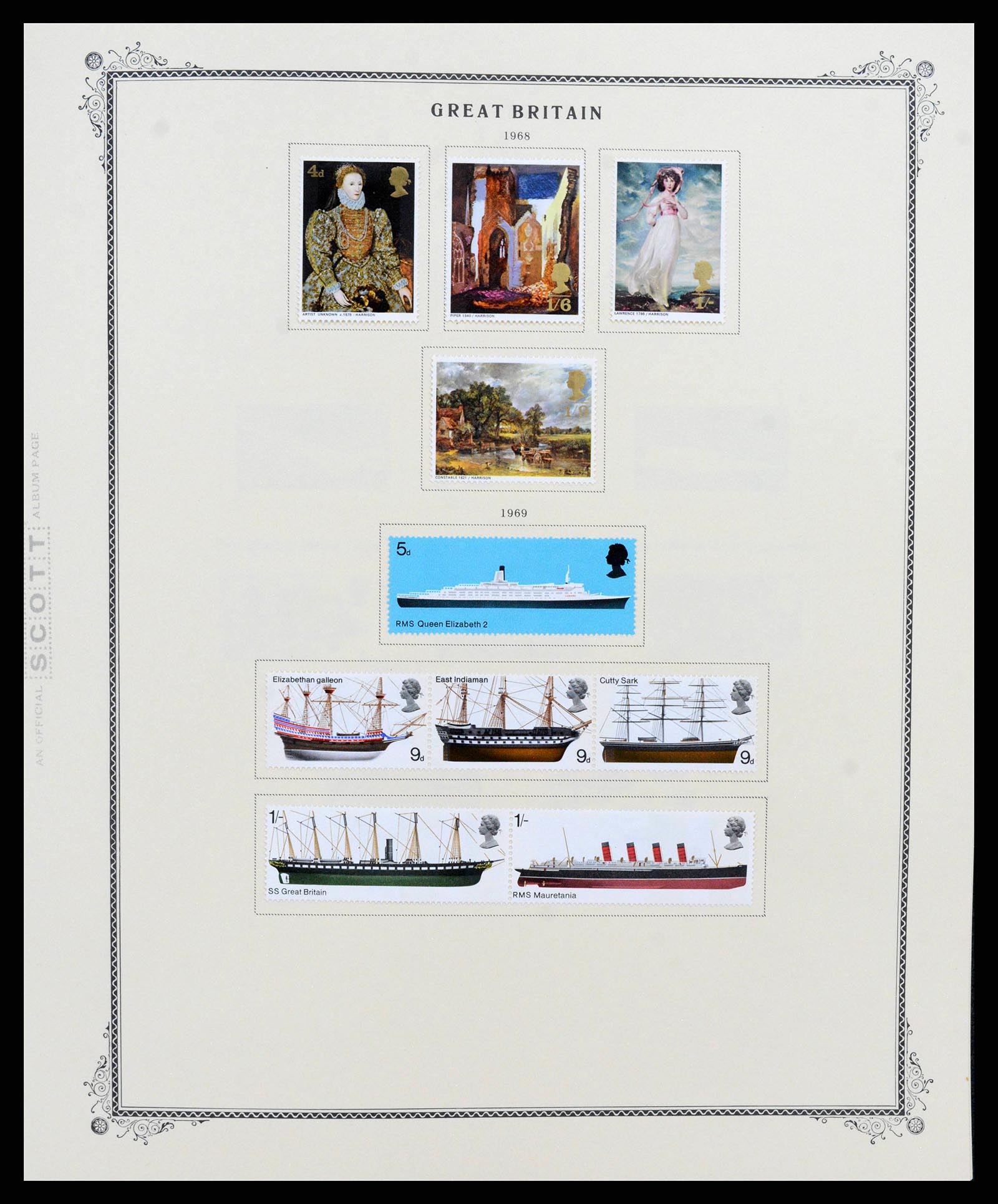 38364 0028 - Postzegelverzameling 38364 Engeland en kanaaleilanden 1949-2001.