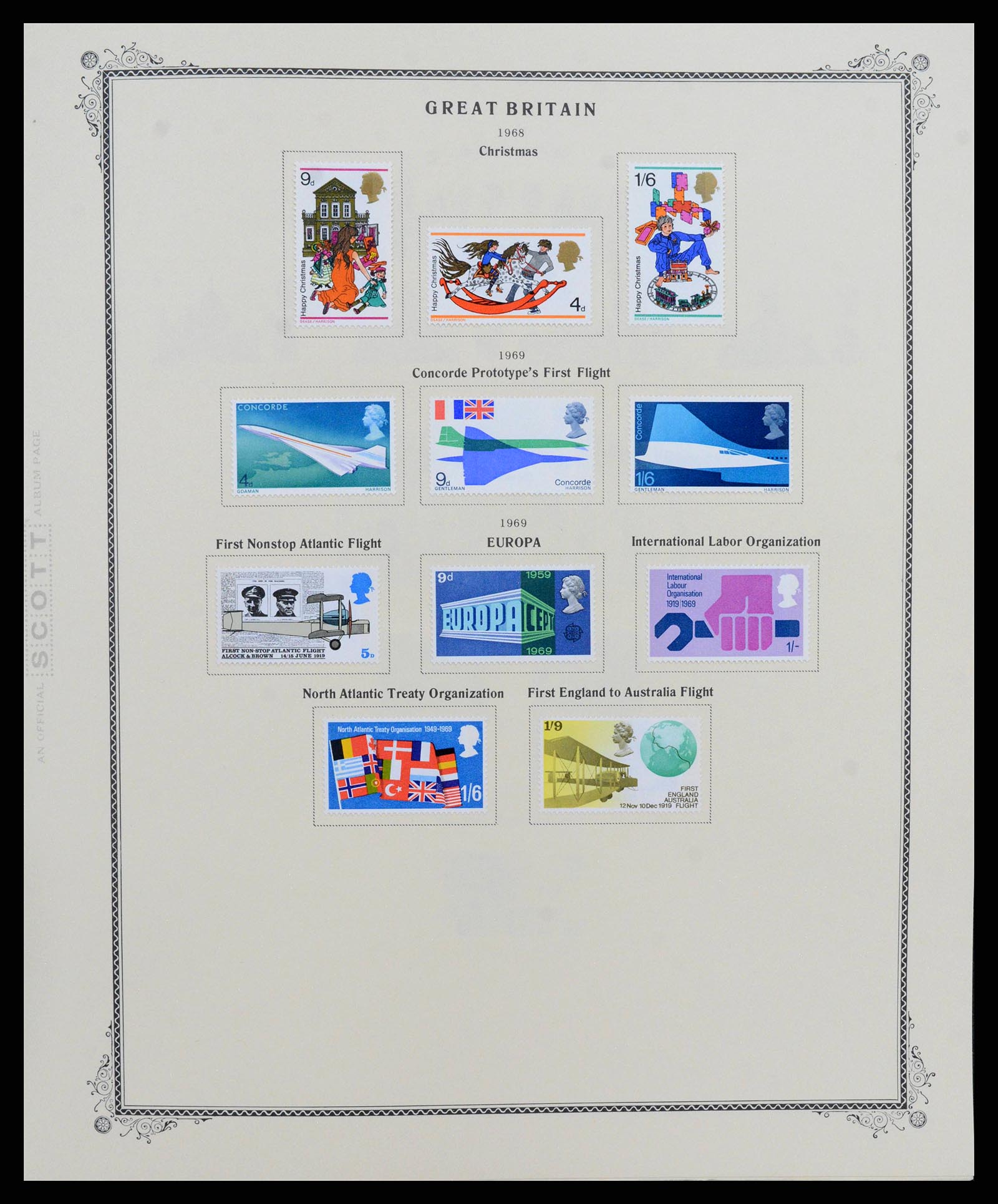 38364 0029 - Postzegelverzameling 38364 Engeland en kanaaleilanden 1949-2001.