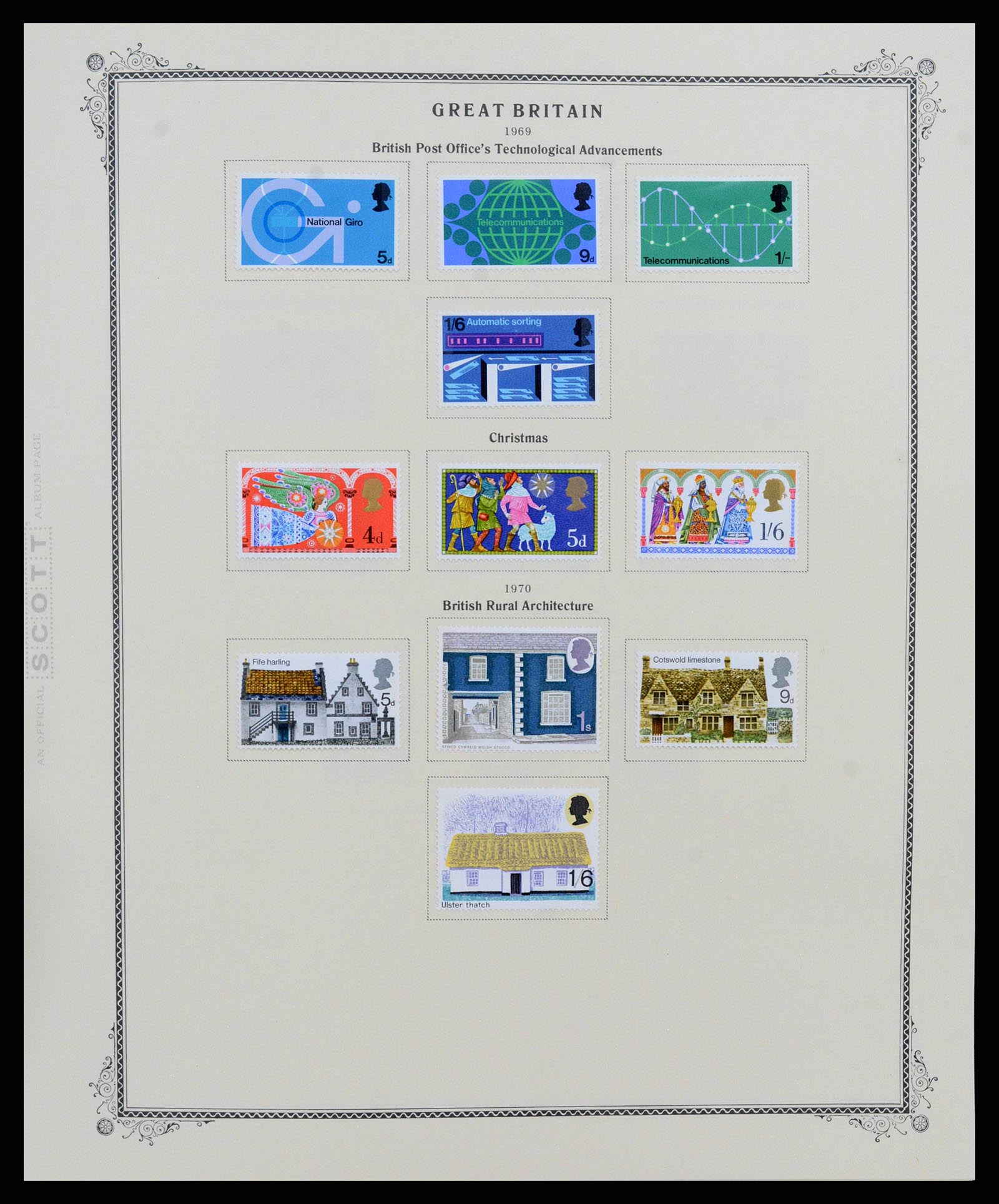 38364 0030 - Postzegelverzameling 38364 Engeland en kanaaleilanden 1949-2001.