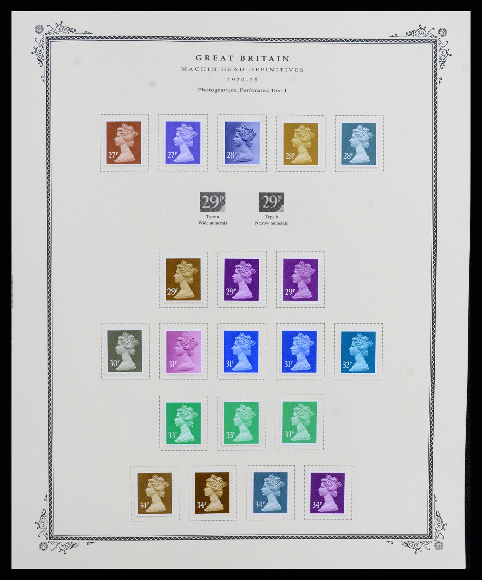 38364 0039 - Postzegelverzameling 38364 Engeland en kanaaleilanden 1949-2001.