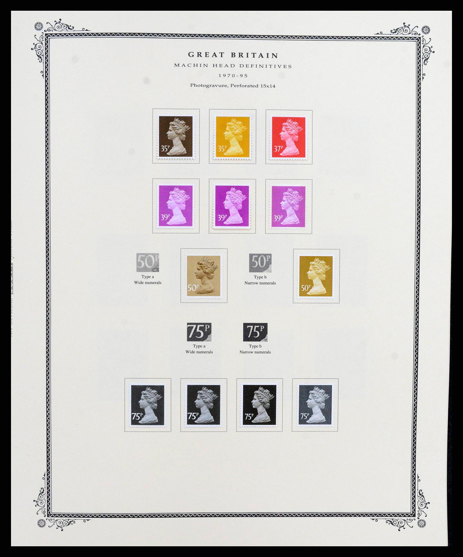 38364 0040 - Postzegelverzameling 38364 Engeland en kanaaleilanden 1949-2001.