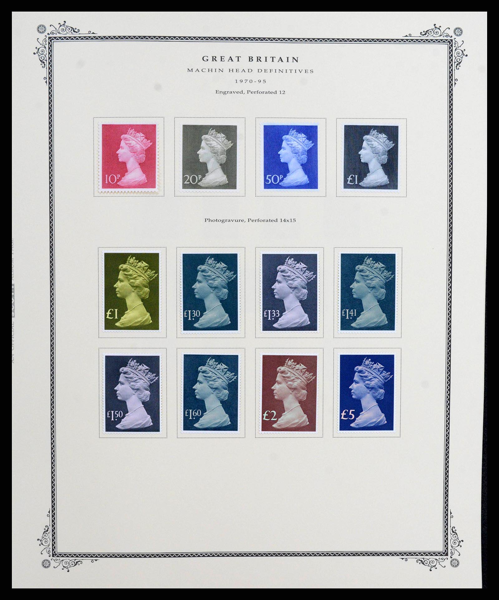 38364 0041 - Postzegelverzameling 38364 Engeland en kanaaleilanden 1949-2001.