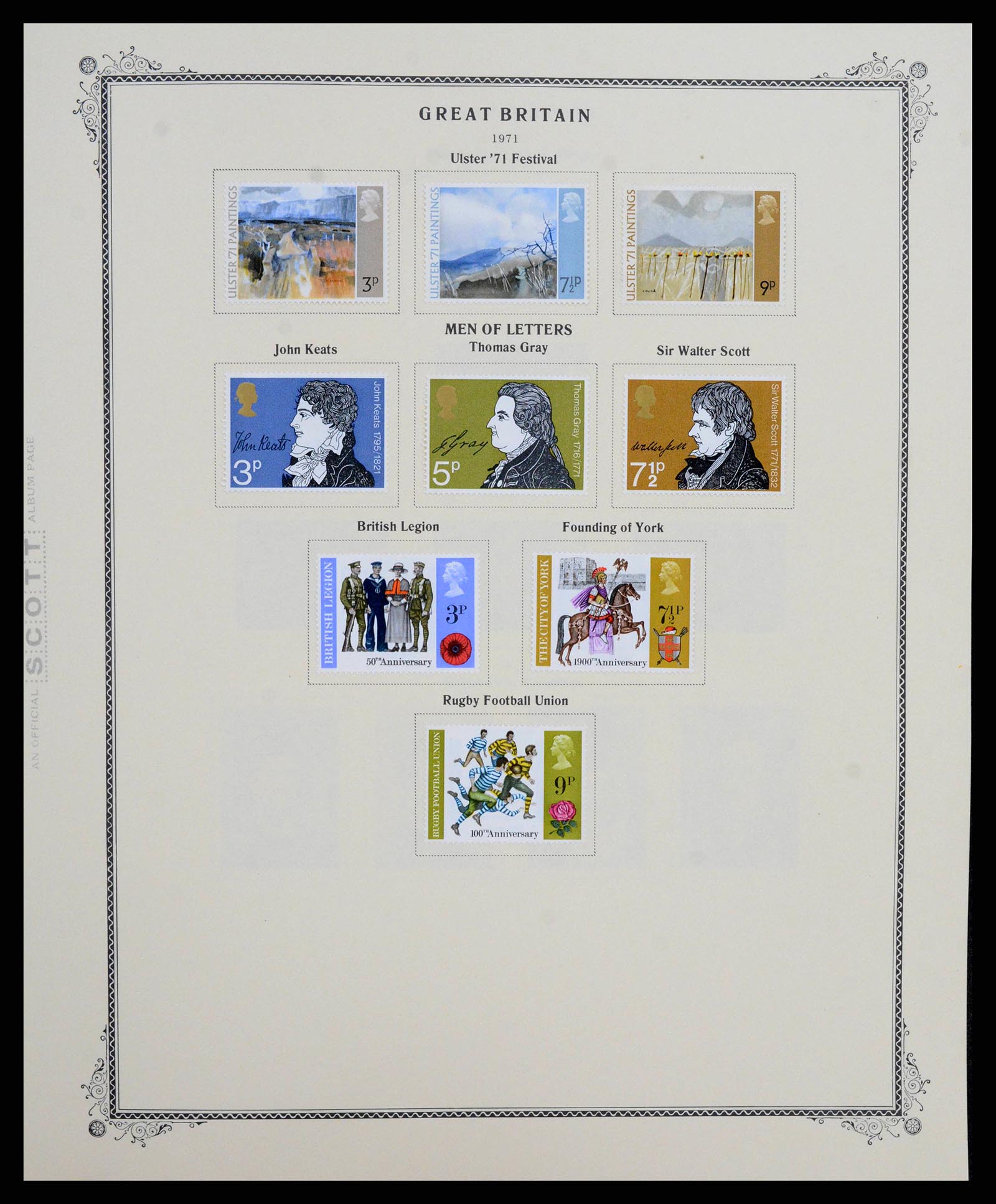 38364 0043 - Postzegelverzameling 38364 Engeland en kanaaleilanden 1949-2001.