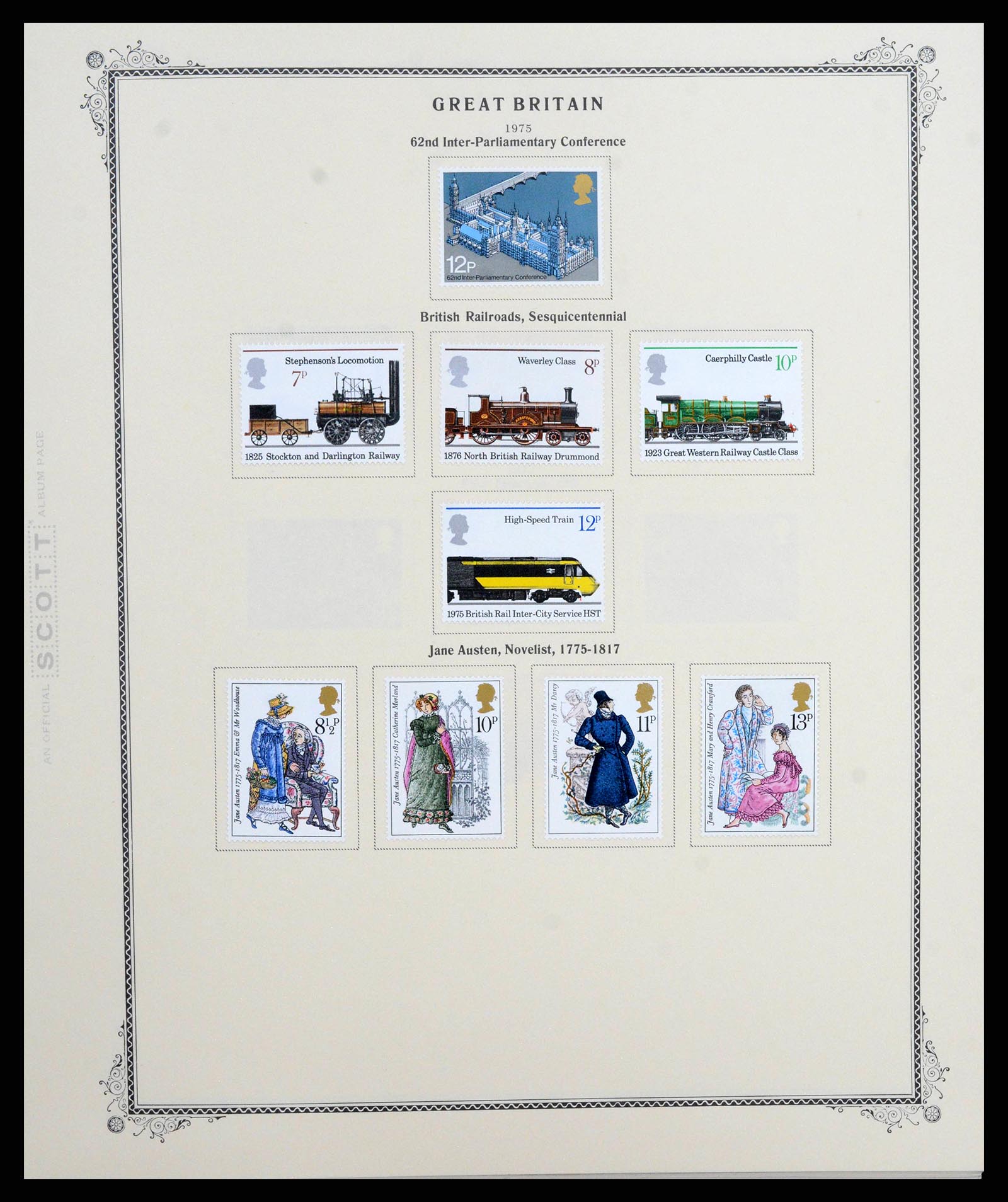 38364 0054 - Postzegelverzameling 38364 Engeland en kanaaleilanden 1949-2001.