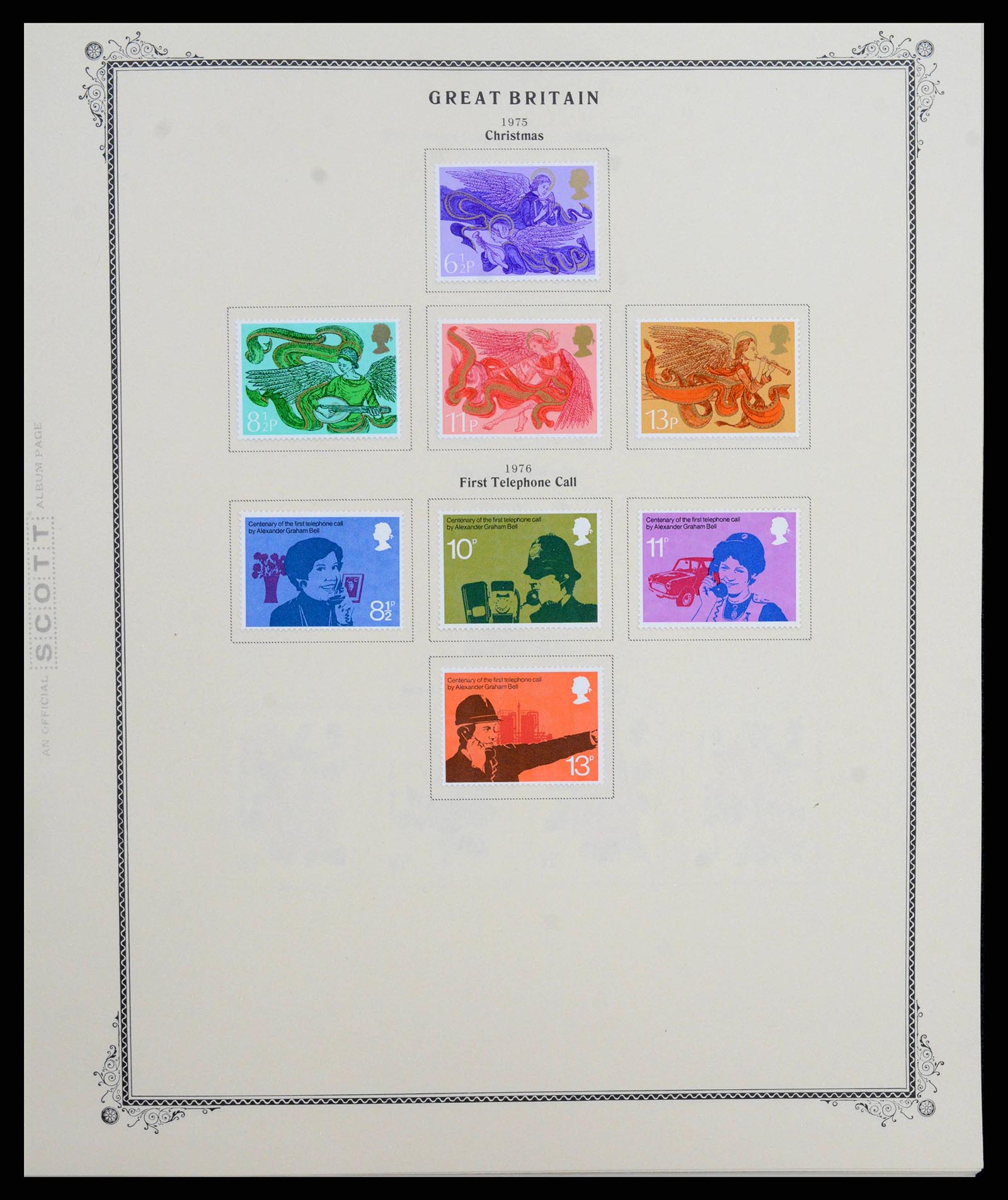38364 0055 - Postzegelverzameling 38364 Engeland en kanaaleilanden 1949-2001.