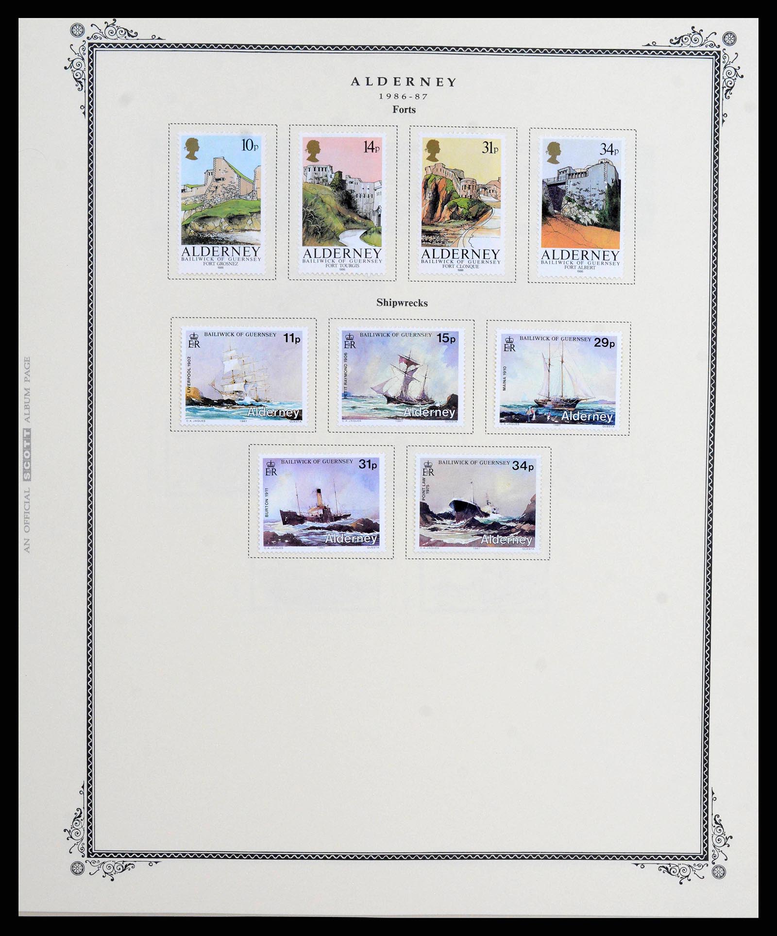 38364 0483 - Postzegelverzameling 38364 Engeland en kanaaleilanden 1949-2001.
