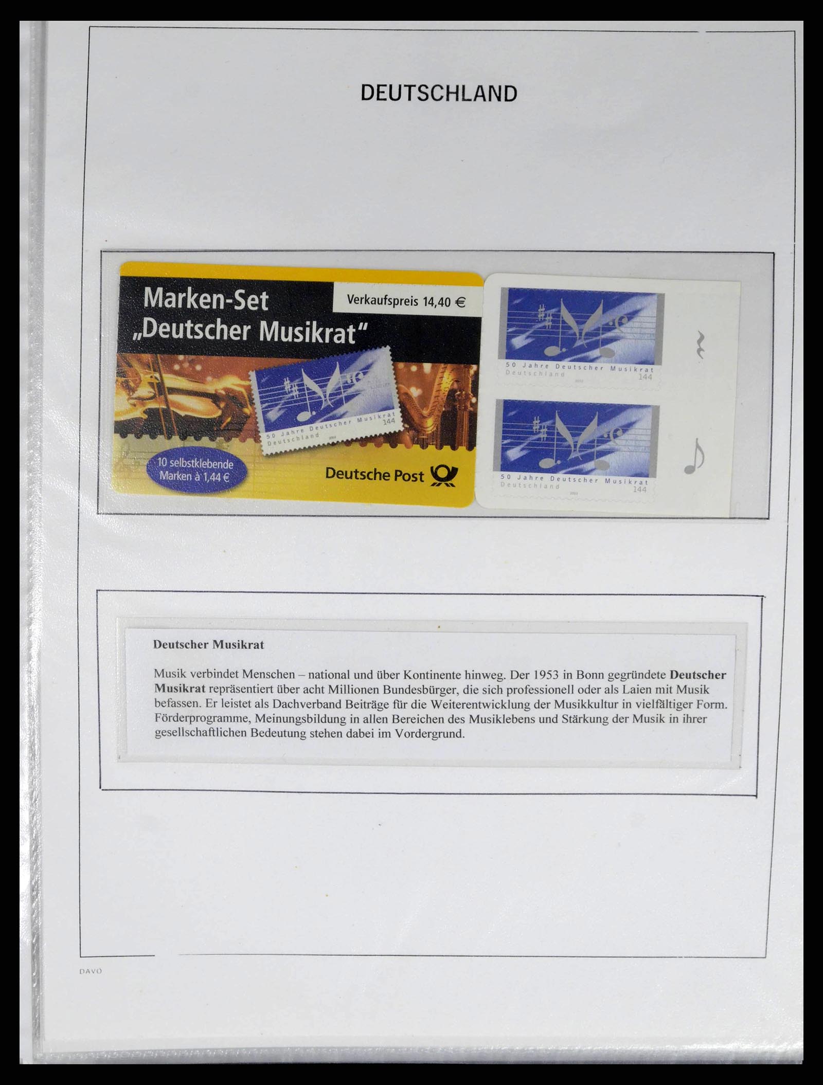 38369 0007 - Postzegelverzameling 38369 Duitsland postzegelboekjes 2001-2012.