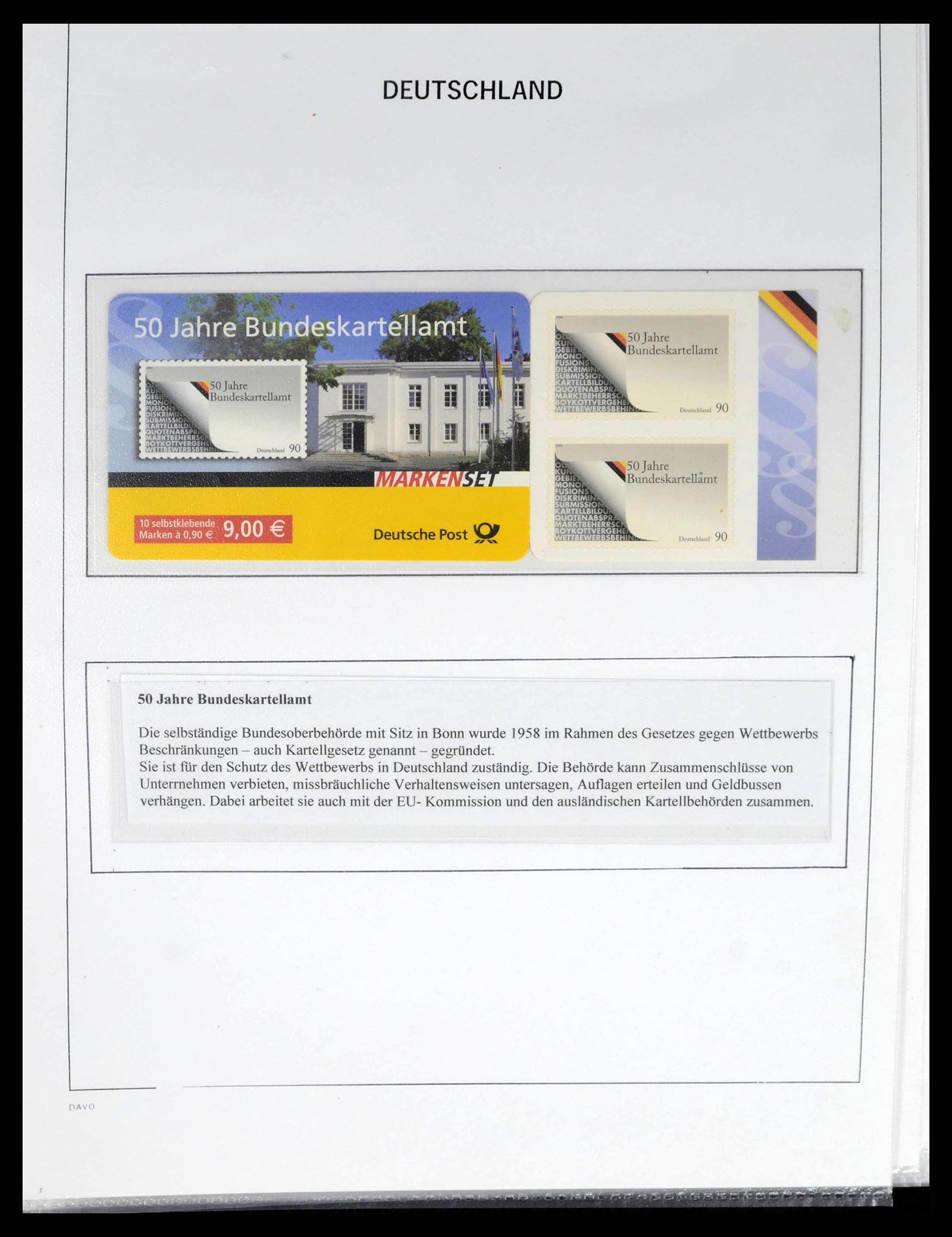 38369 0013 - Postzegelverzameling 38369 Duitsland postzegelboekjes 2001-2012.