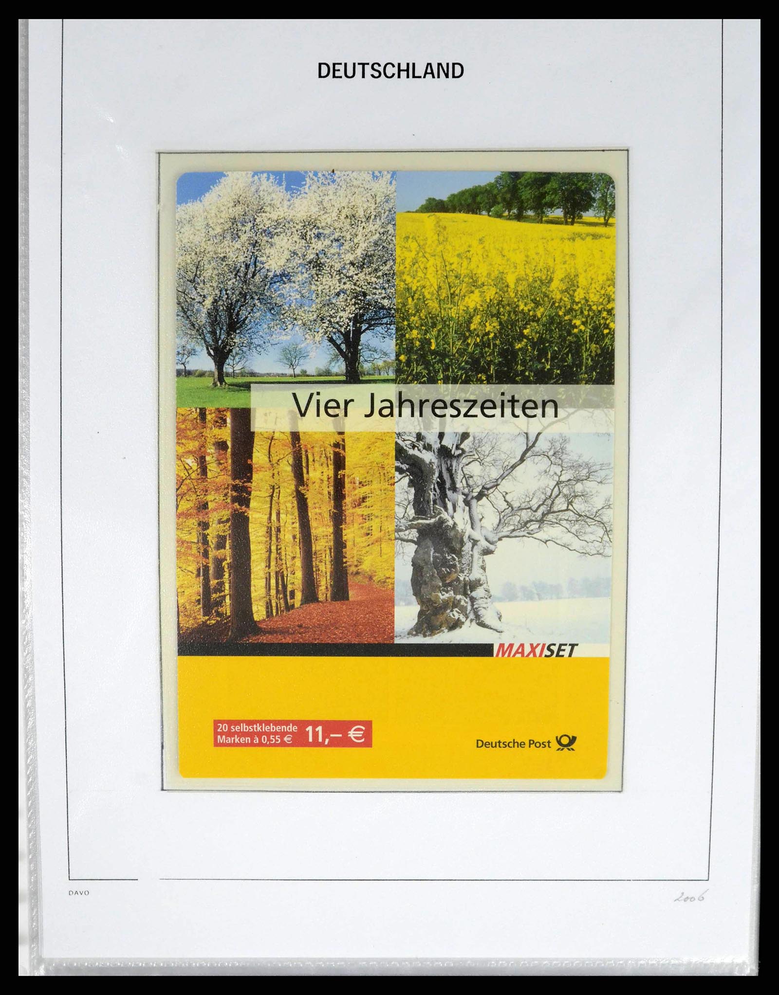 38369 0020 - Postzegelverzameling 38369 Duitsland postzegelboekjes 2001-2012.