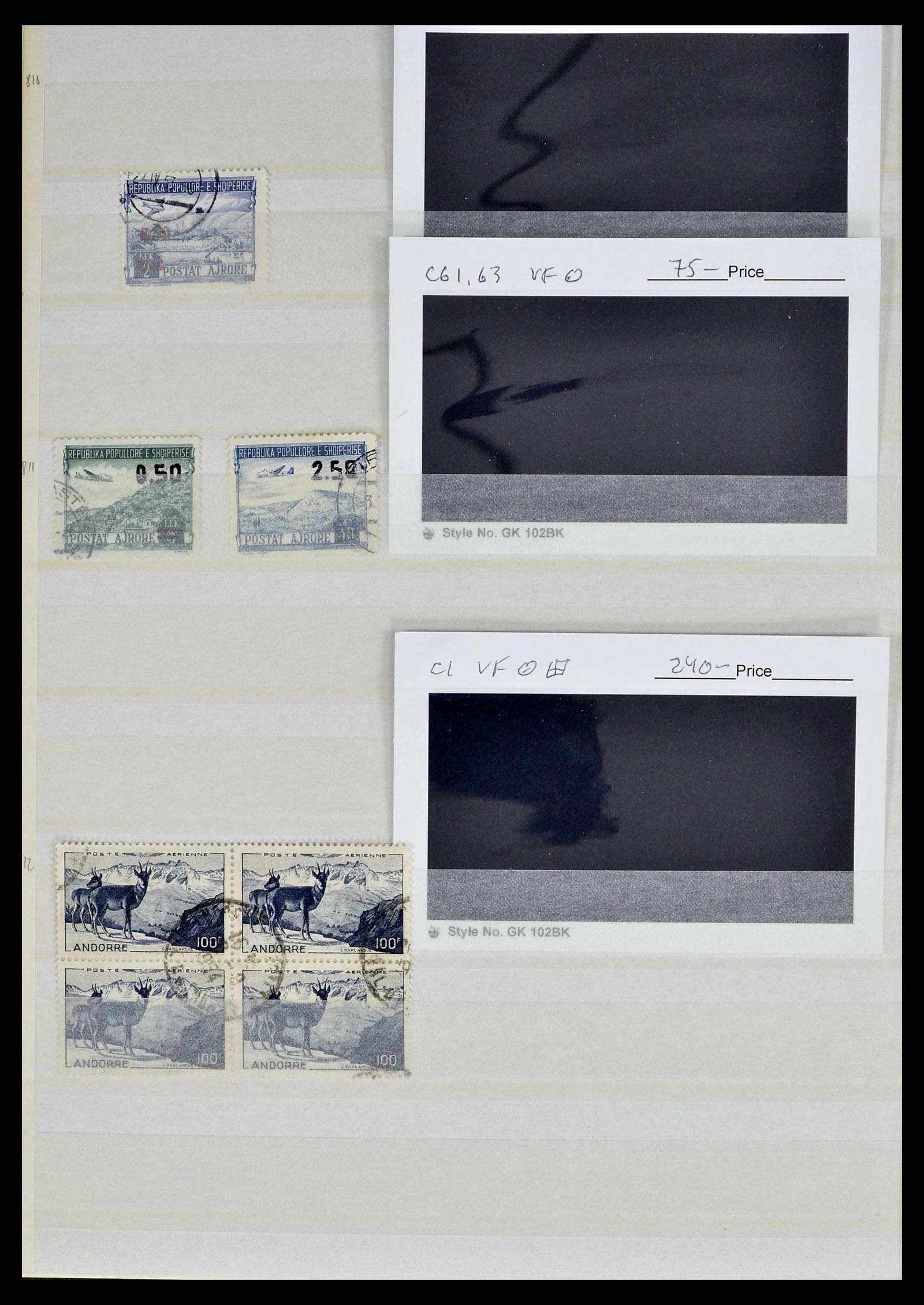 38370 0002 - Postzegelverzameling 38370 Wereld dure luchtpostzegels 1920-1961.