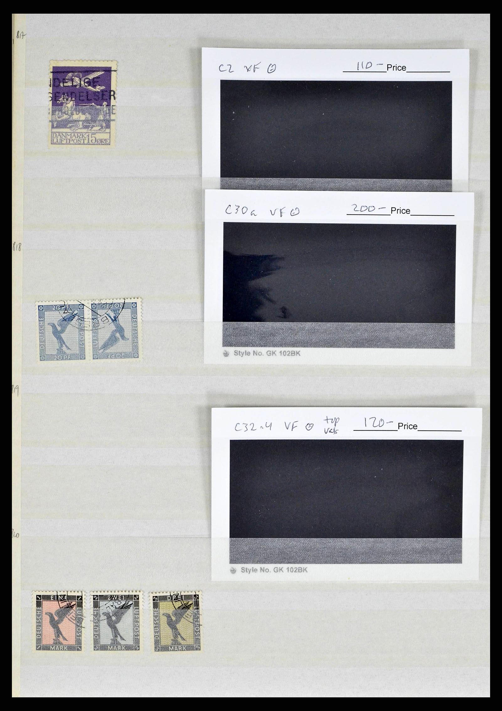 38370 0004 - Postzegelverzameling 38370 Wereld dure luchtpostzegels 1920-1961.