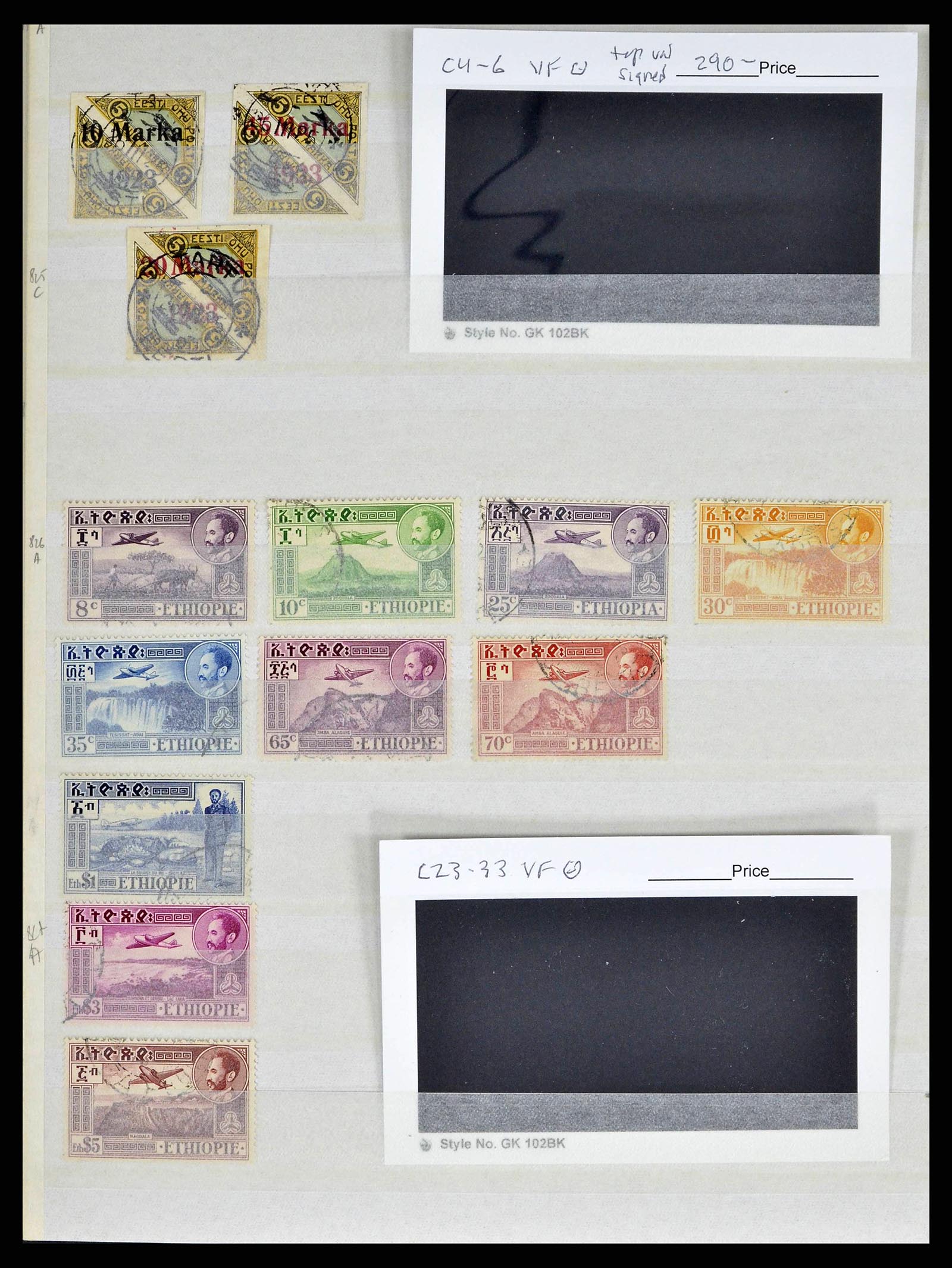 38370 0006 - Postzegelverzameling 38370 Wereld dure luchtpostzegels 1920-1961.