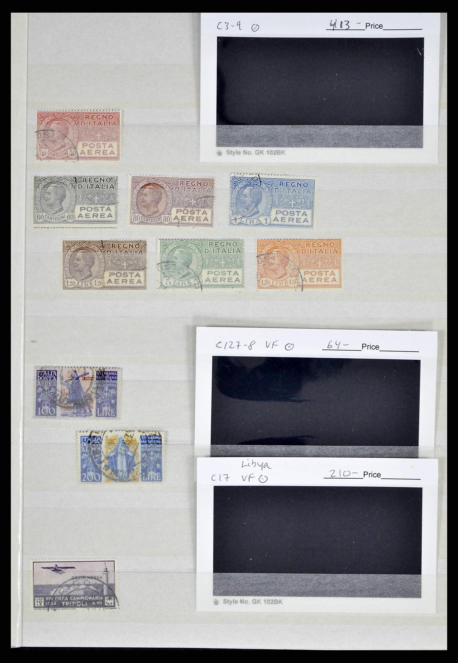 38370 0009 - Postzegelverzameling 38370 Wereld dure luchtpostzegels 1920-1961.