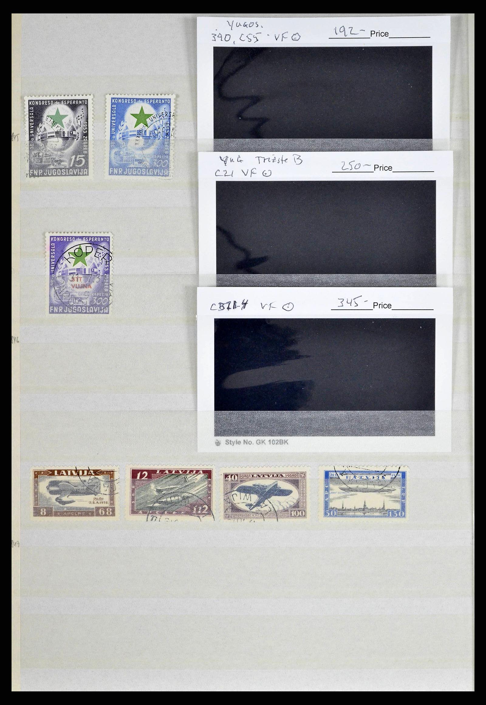 38370 0012 - Postzegelverzameling 38370 Wereld dure luchtpostzegels 1920-1961.