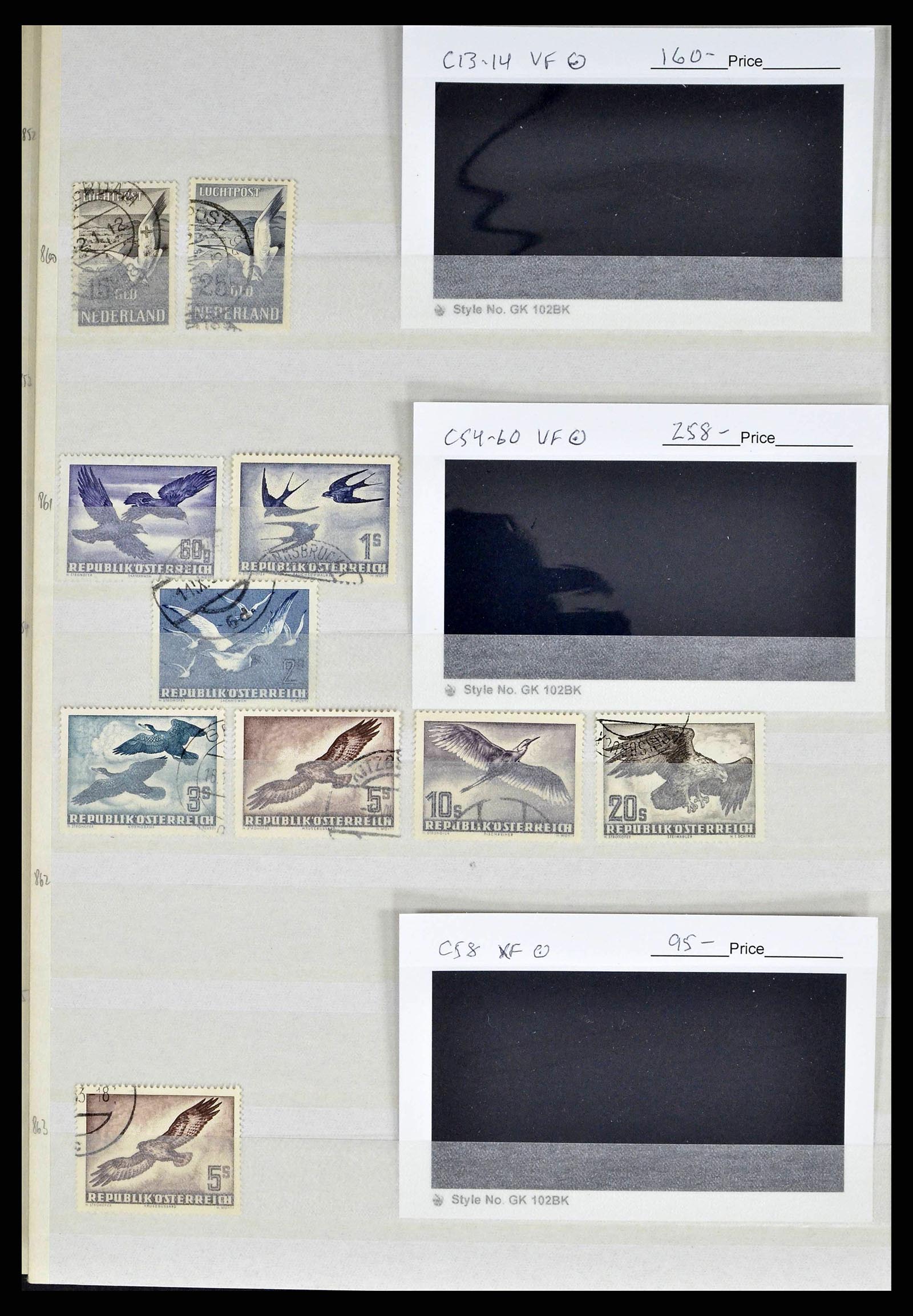 38370 0016 - Postzegelverzameling 38370 Wereld dure luchtpostzegels 1920-1961.