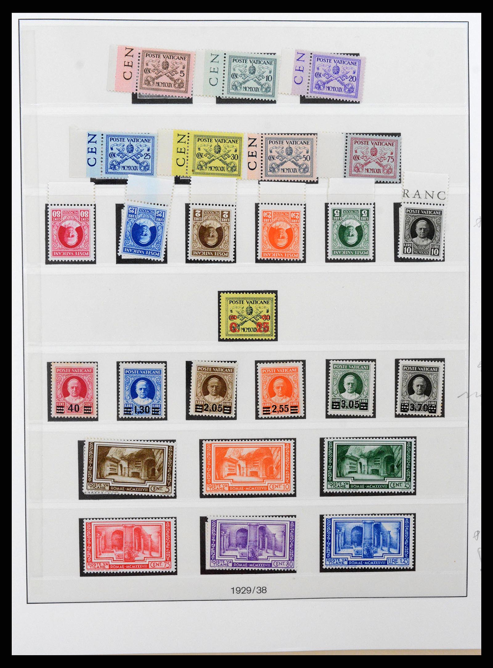 38372 0001 - Postzegelverzameling 38372 Vaticaan compleet 1929-1017!!