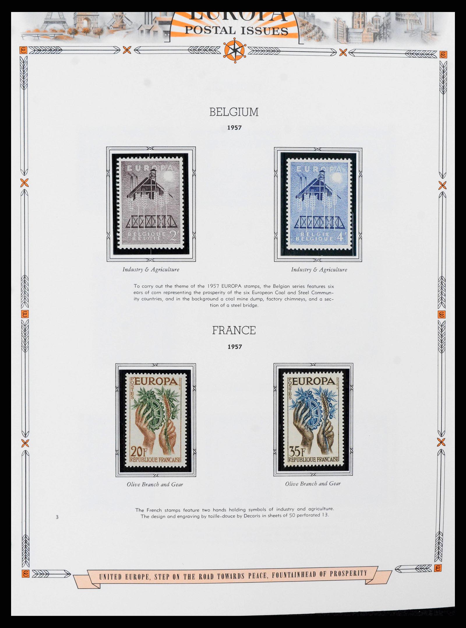 38373 0003 - Postzegelverzameling 38373 Europa Cept compleet 1956-2005.
